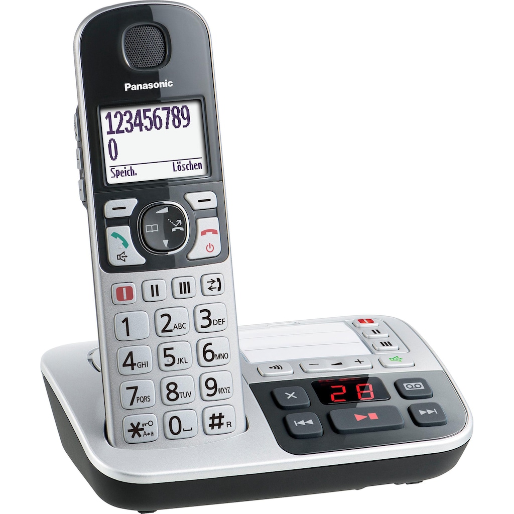 Panasonic Seniorentelefon »KX-TGE520«, (Mobilteile: 1)