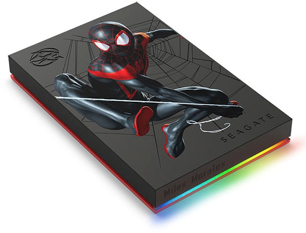 Seagate externe HDD-Festplatte »Miles Morales FireCuda Special Edition 2TB«, 3,5 Zoll, Anschluss USB 3.2 Gen-1