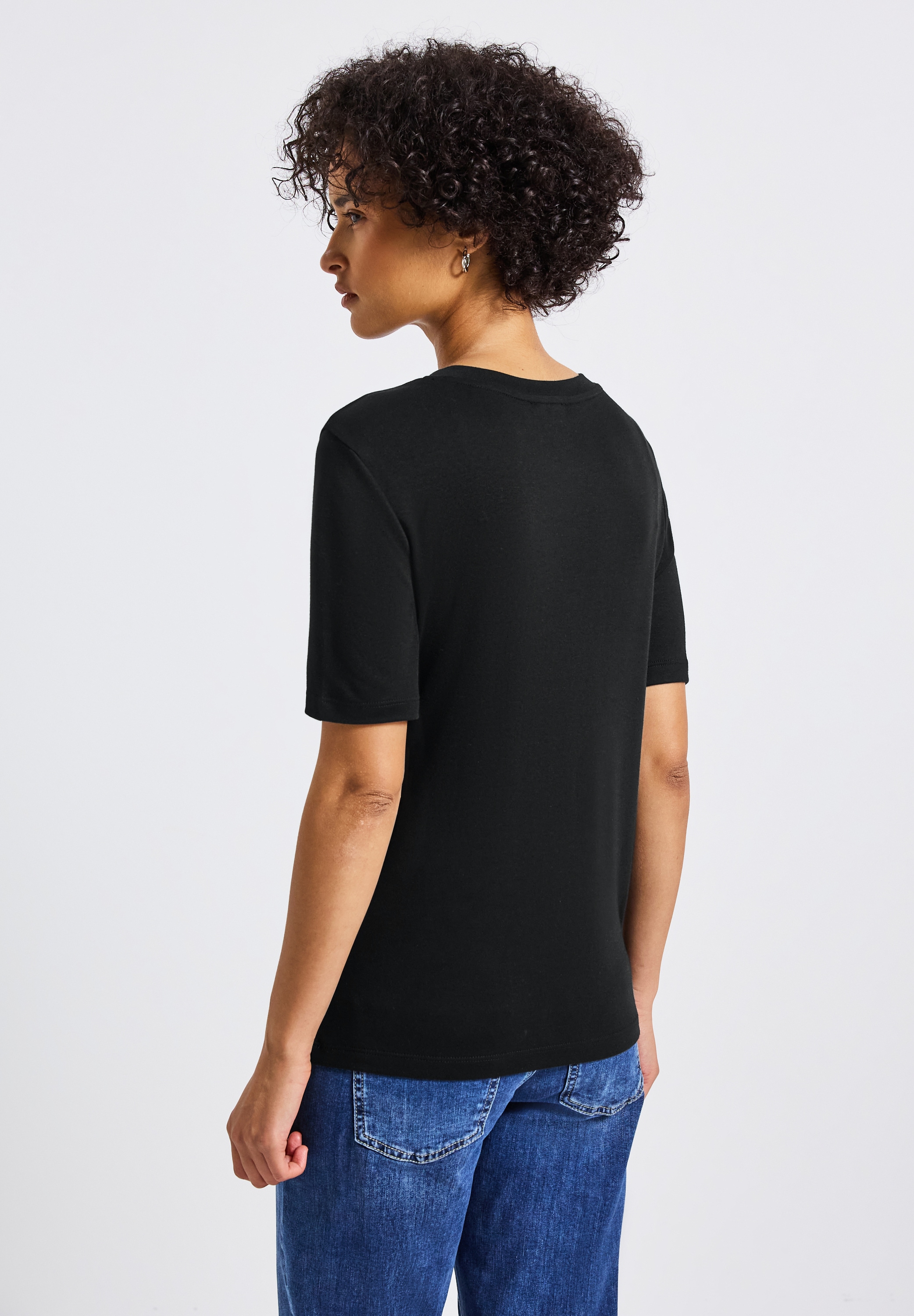 STREET ONE T-Shirt, im soften Baumwoll-Mix