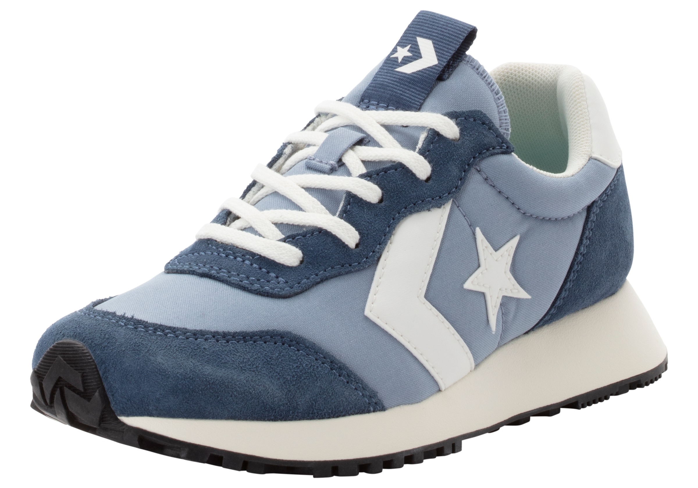 CONVERSE Jungen Sneaker "CONVERSE OMEGA TRAINER", Gr. 37, blau, Leder, Schuhe