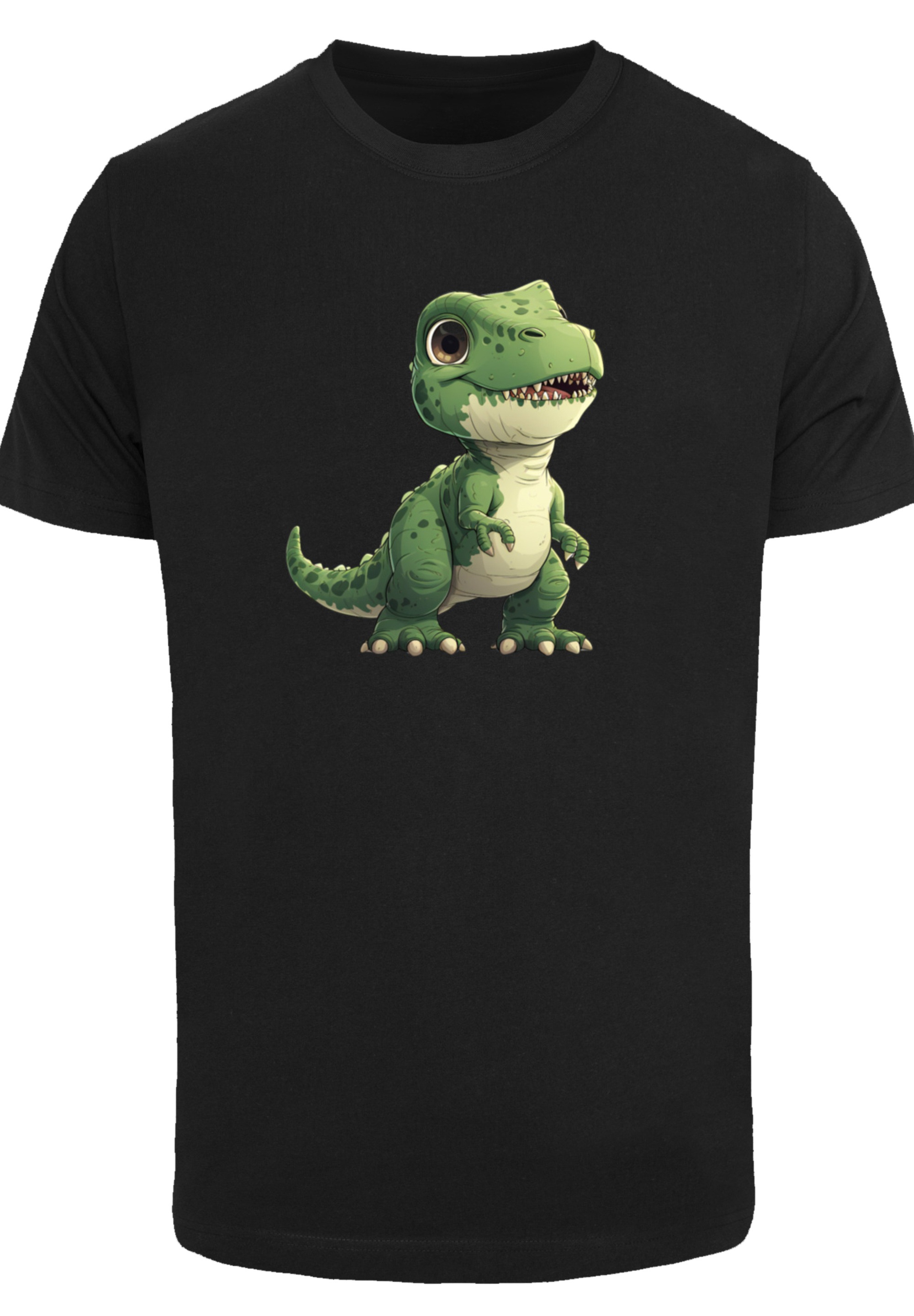 F4NT4STIC T-Shirt »Süßer grüner Dino«, Premium Qualität