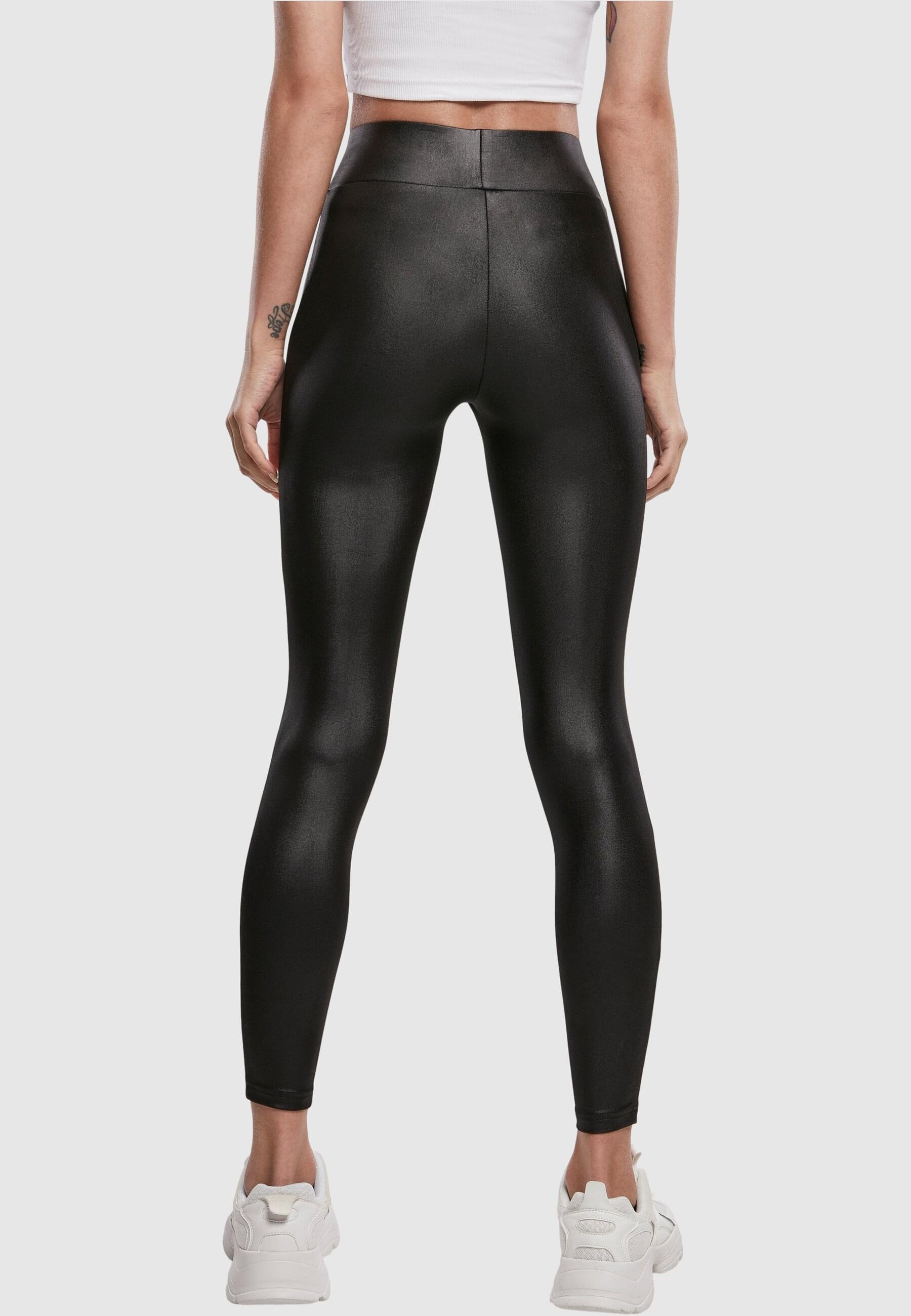 URBAN CLASSICS Leggings »Urban Classics Damen Ladies Synthetic Leather Leggings«, (1 tlg.)