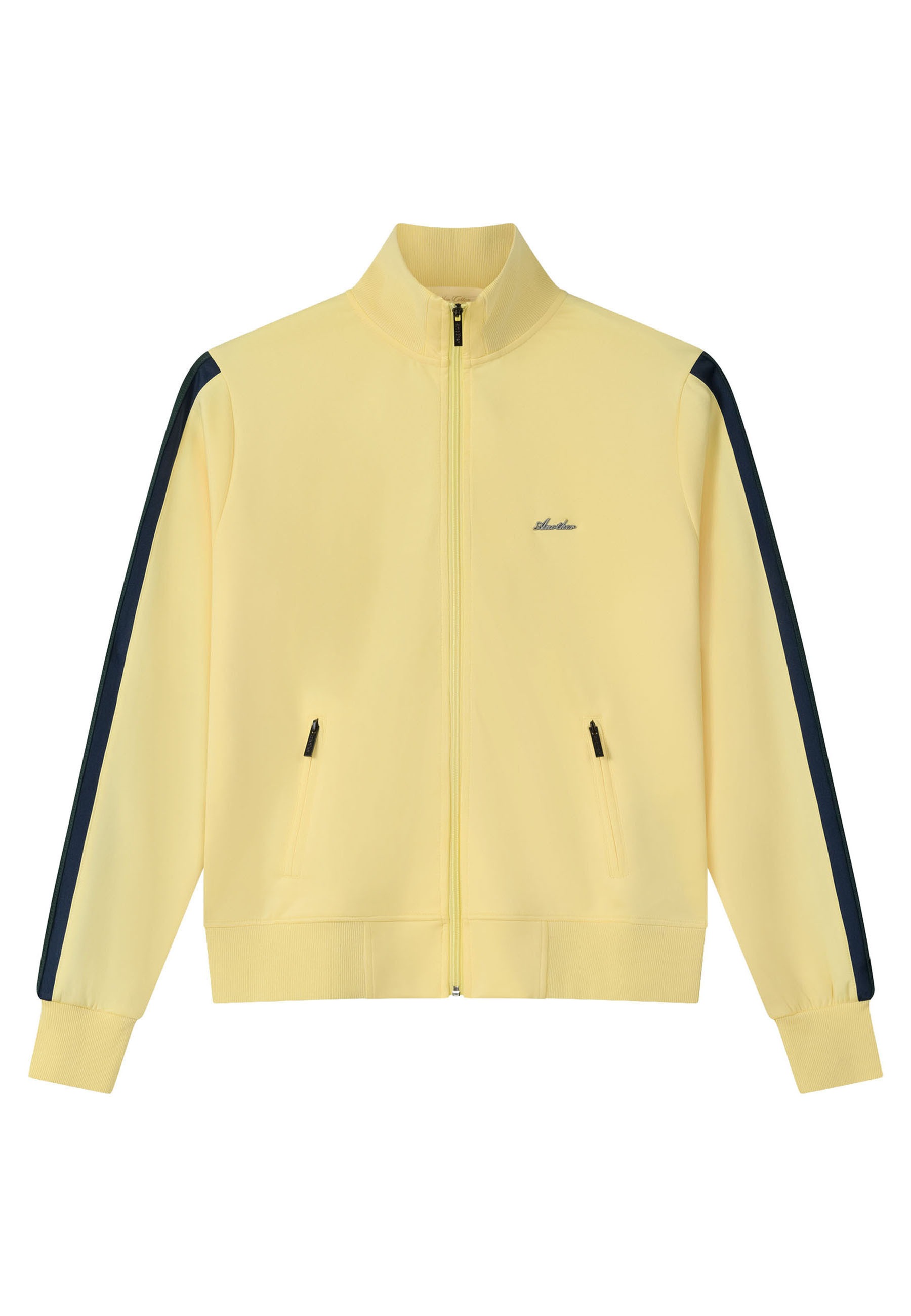 Another Cotton Lab Outdoorjacke "Another Cotton Lab Everyday Regular Track Jacket" 1 Stk. tlg. ohne Kapuze