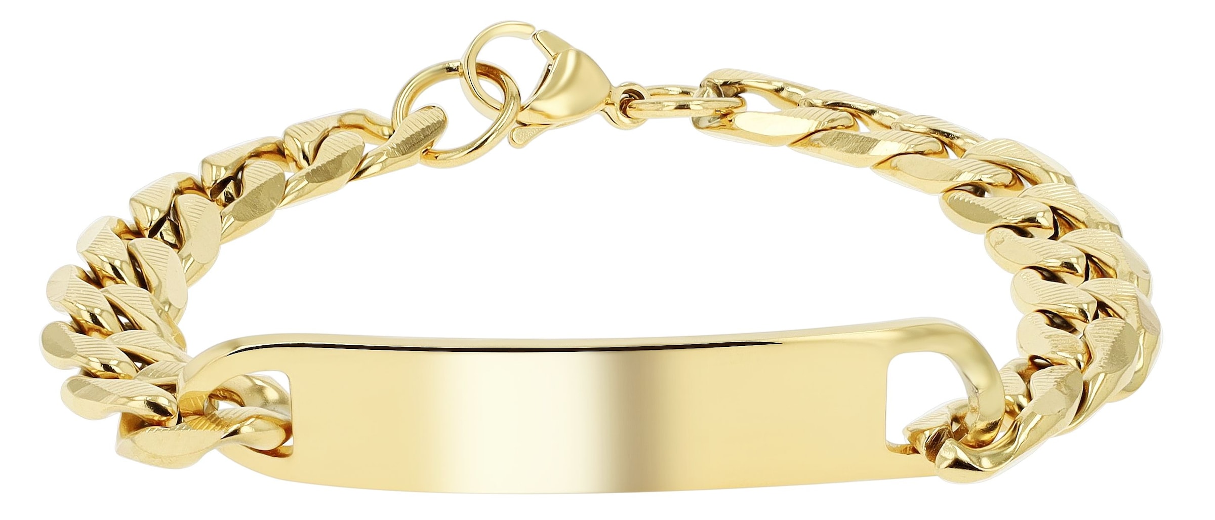 Adelia´s Armband »Herren Armband – Panzerarmband aus Edelstahl 21 cm« Ideal als Geschenk zum einen besonderen Tag