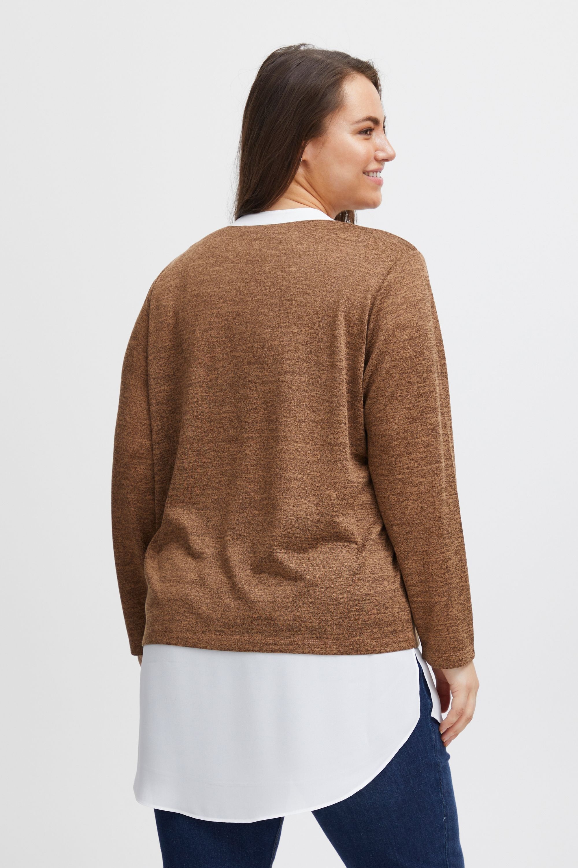 fransa Strickfleece-Pullover »Strickpullover FPRexan«