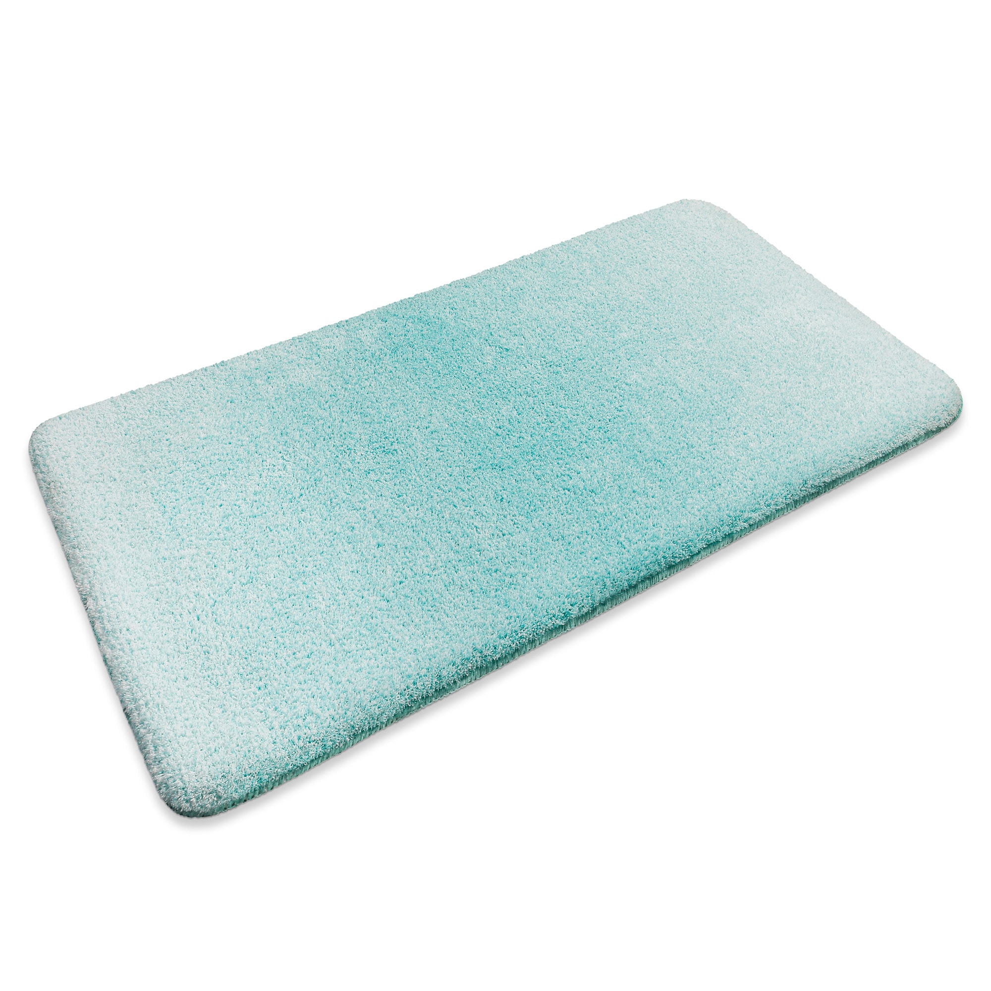 my home Badematte »Utta«, rutschhemmend beschichtet, schnell trocknend, Badteppich, getuftet, mit modernem Farbverlauf, flauschig, hochflor
