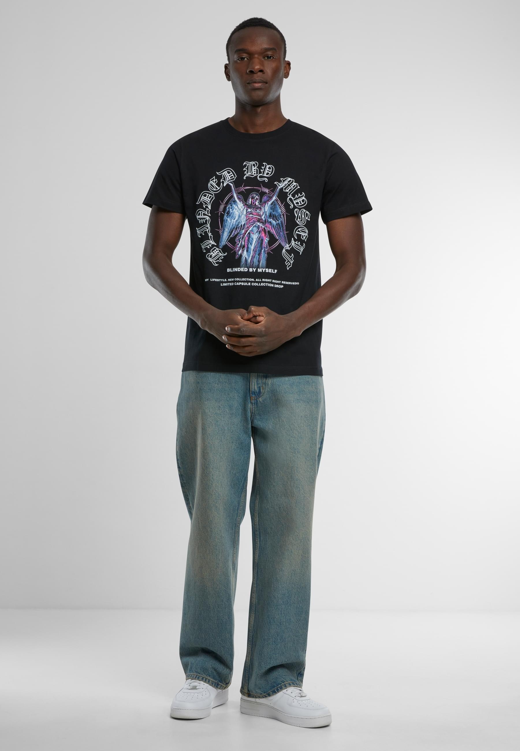 MisterTee T-Shirt »MisterTee Blinded By Myself Tee«, (1 tlg.)