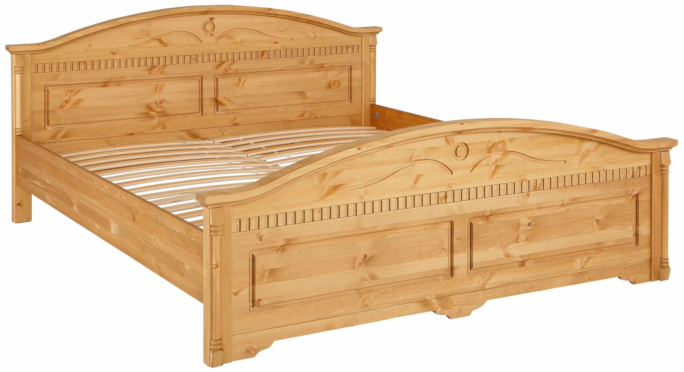 OTTO home Massivholzbett "Graz, hohe Belastbarkeit, klassischer Landhaussti günstig online kaufen