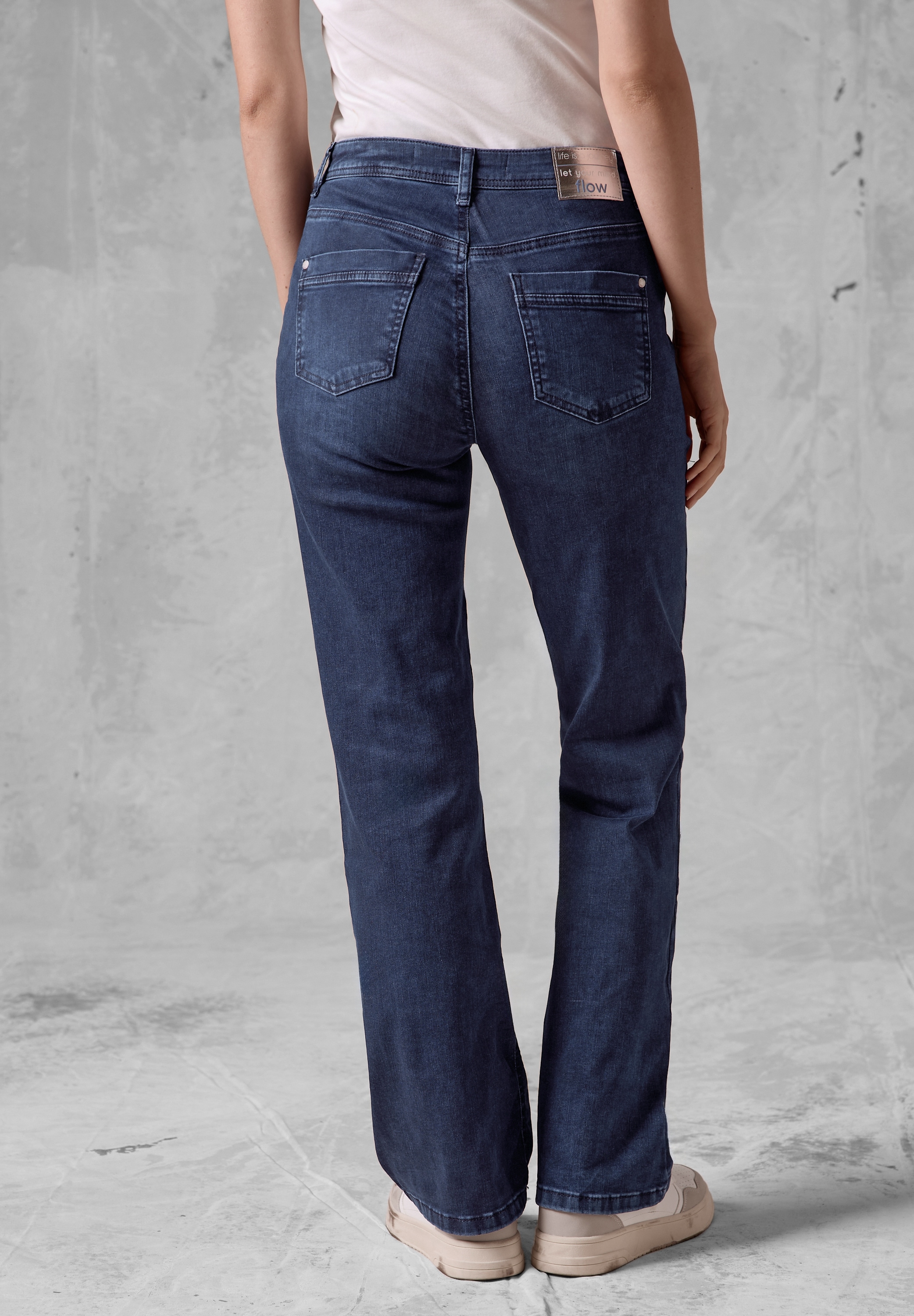 Slim-fit-Jeans, High Waist