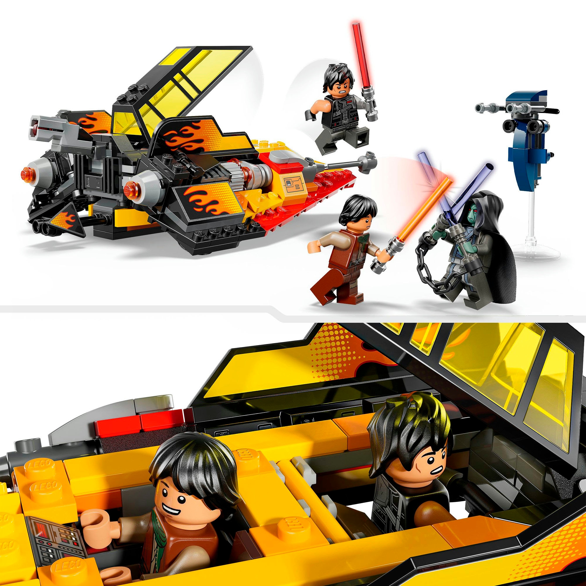 LEGO® Konstruktionsspielsteine »The Force Burner Snowspeeder (75414), LEGO Star Wars™«, (349 St.), Made in Europe