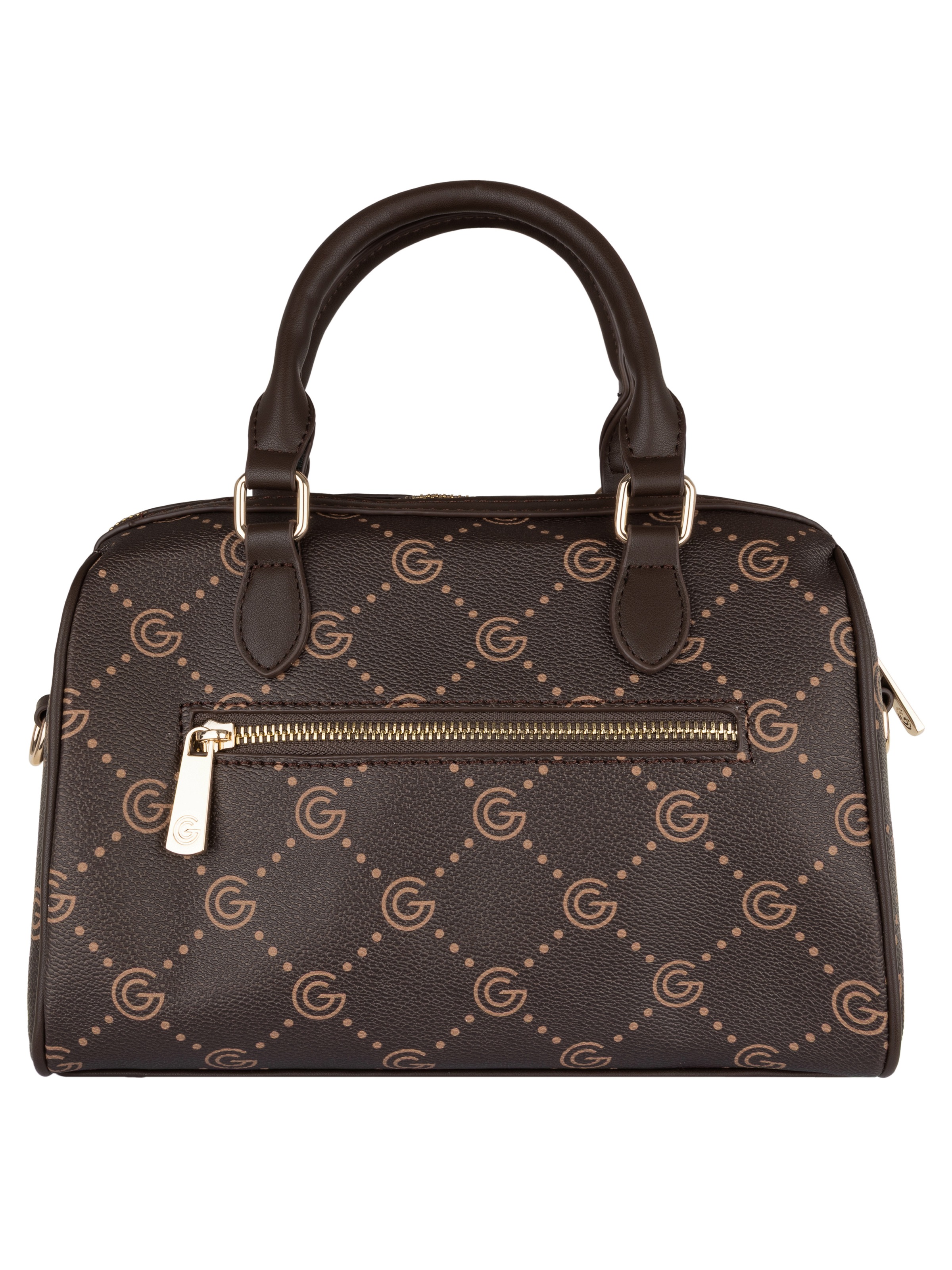 GABRIELLA G By Gabriella Gucci Umhängetasche »KATIA« Damen Handtasche, Schultertasche mit Kontrastbesatz und Logodrucken