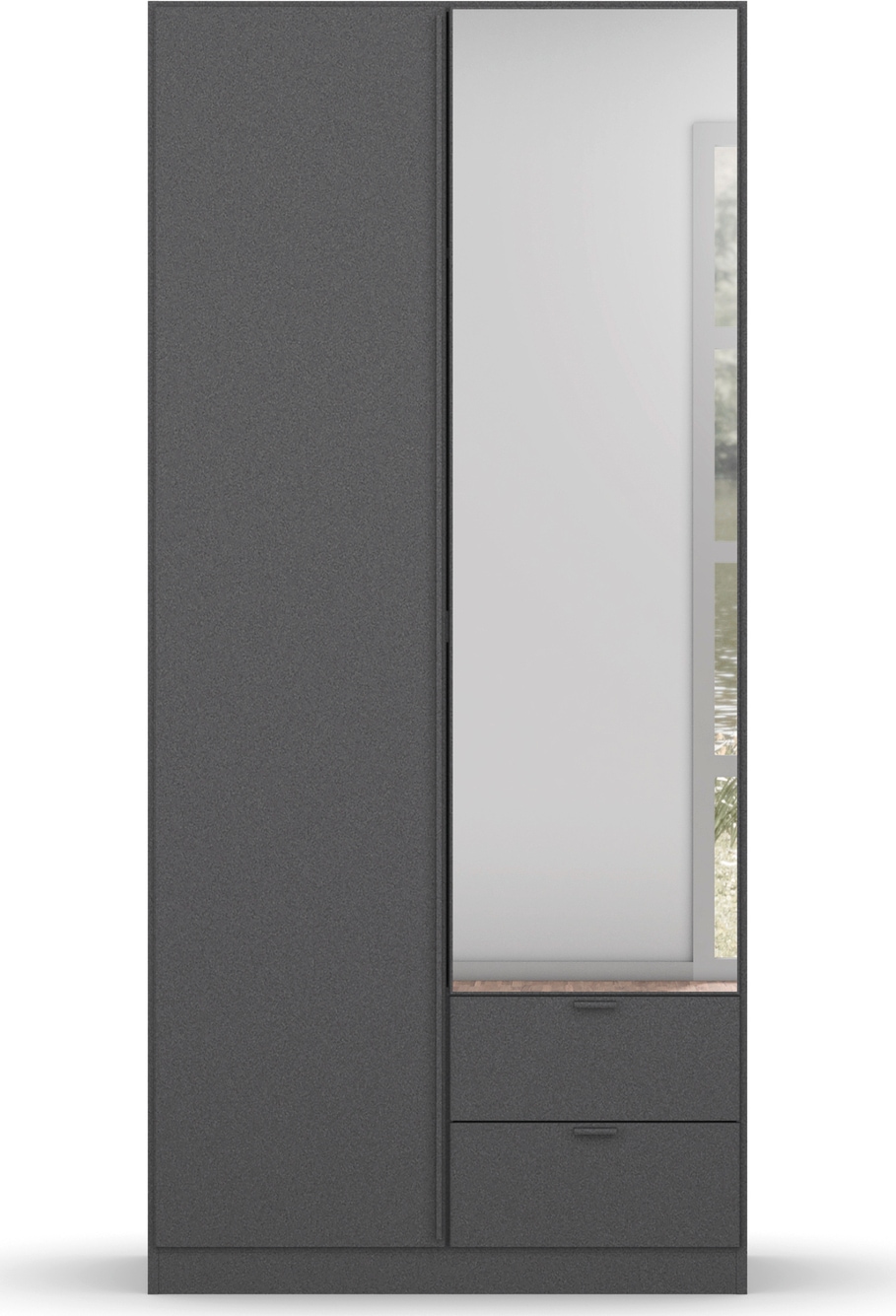 rauch Drehtürenschrank »StyleUp«, Typ Monochrome mit eleganten, langen Griffstangen in Schrankfarbe