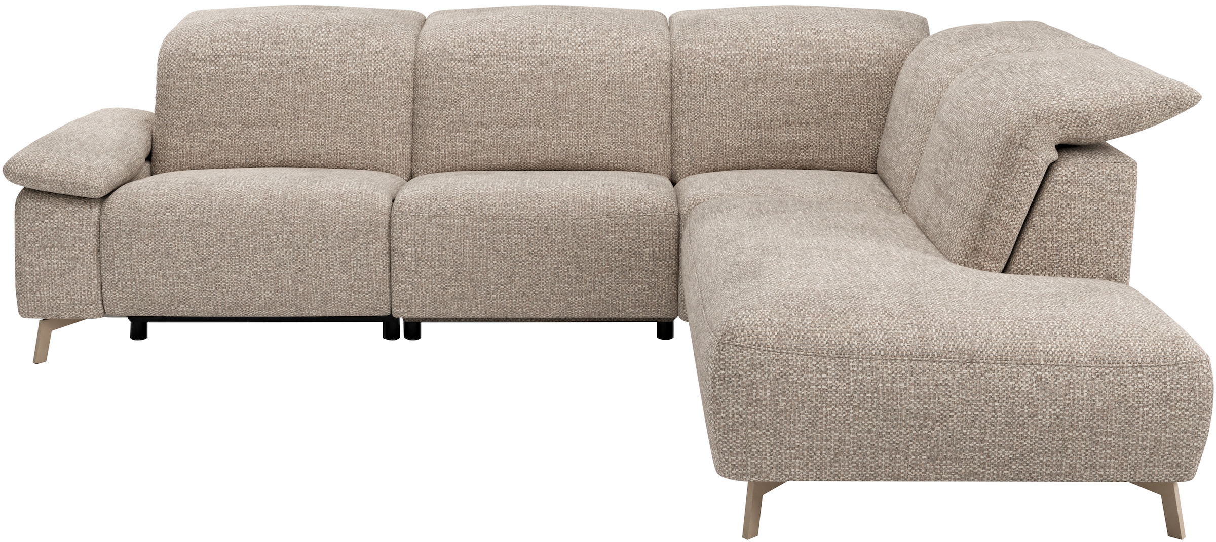Musterring Ecksofa "MR 370, intelligenter Komfort im modernen Design" Optionale Relaxfunktion, flexible Kopfteile & klappbare Armlehnen