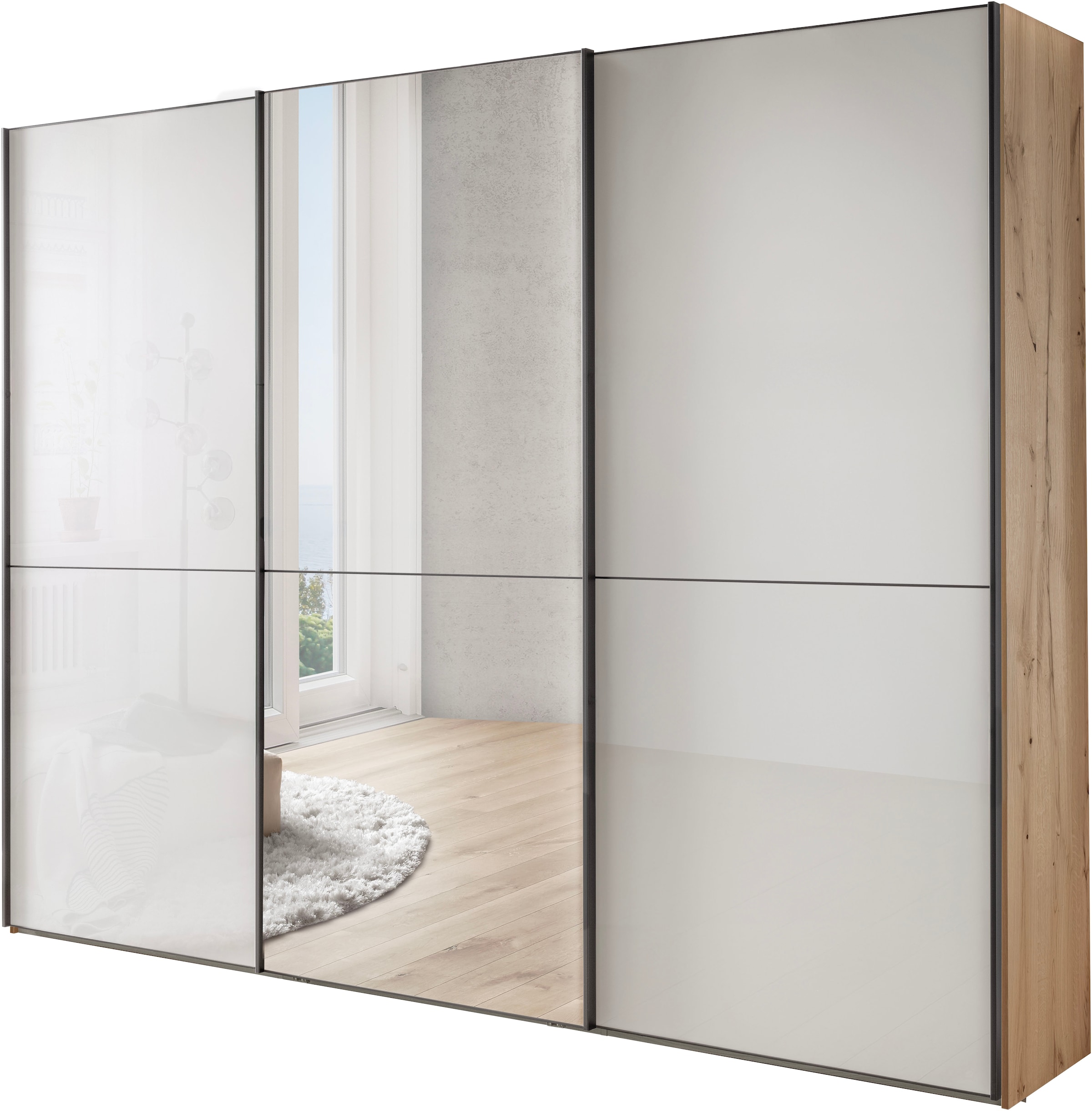 WIEMANN Schwebetürenschrank "Phoenix, Made in Germany, modernes Design, Hig günstig online kaufen