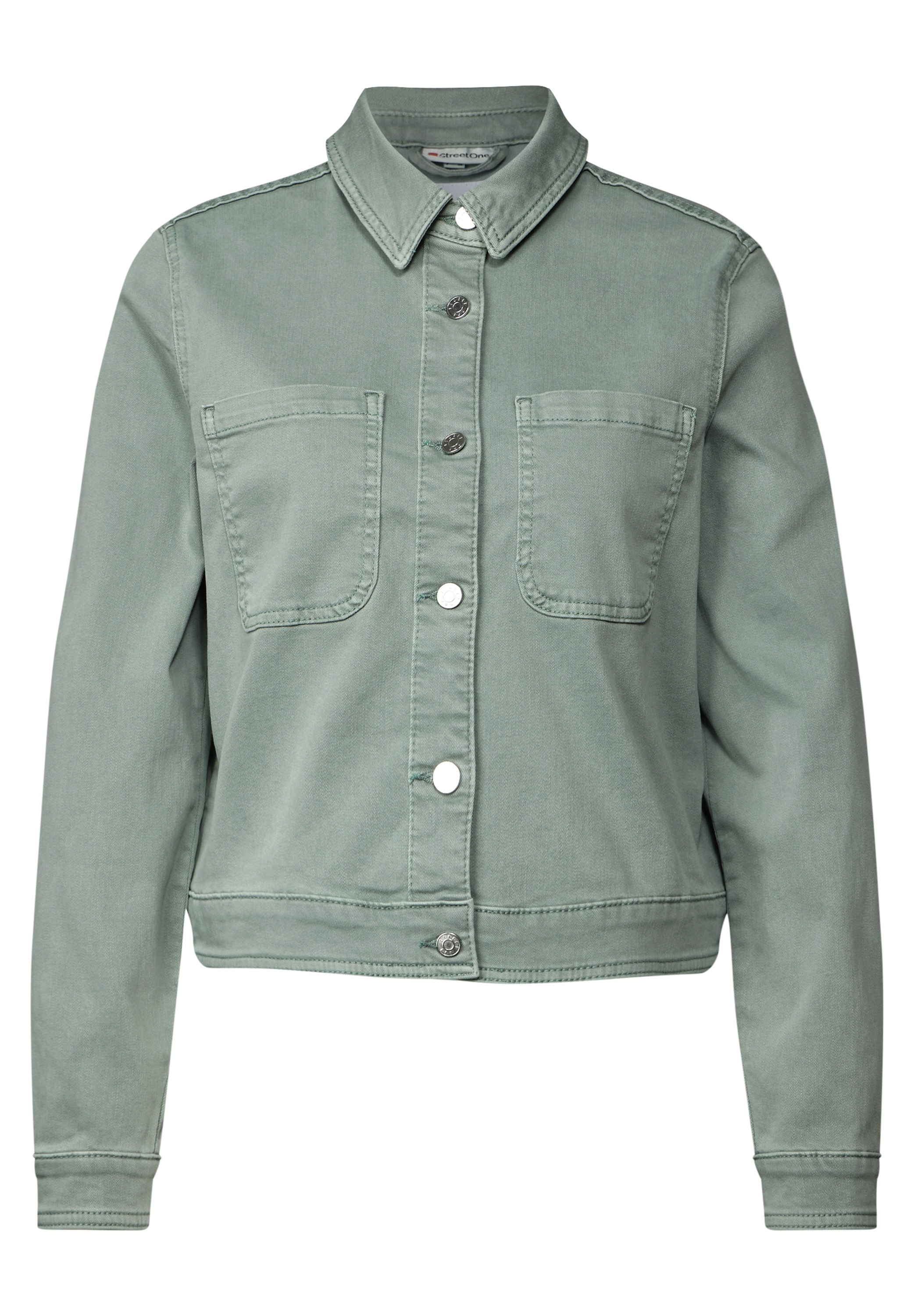STREET ONE Jeansjacke, ohne Kapuze, mit Knopfleiste