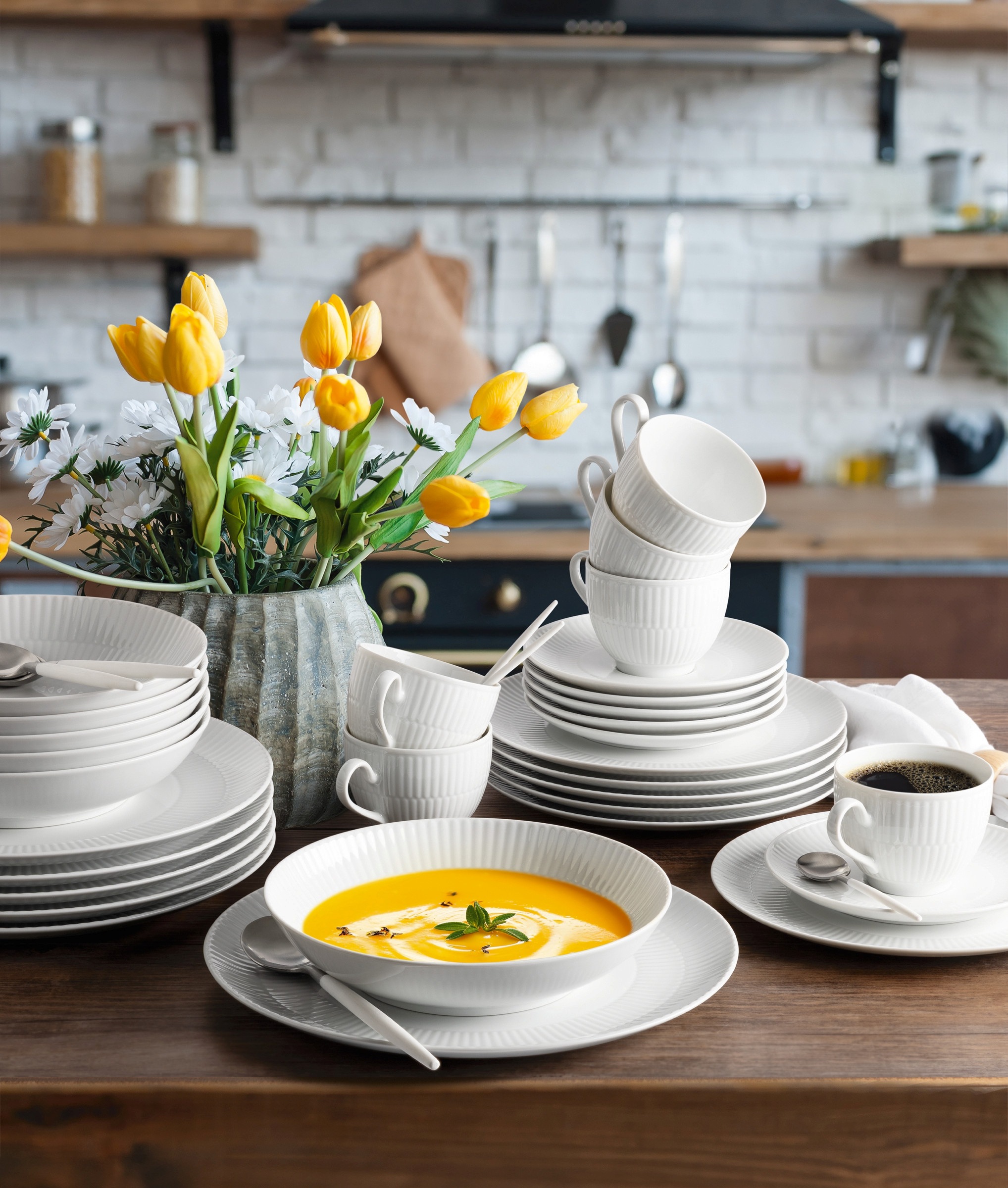 Seltmann Weiden Tafelservice "Geschirr-Set, 12 Teile, Amina" Geschirr-Set, günstig online kaufen