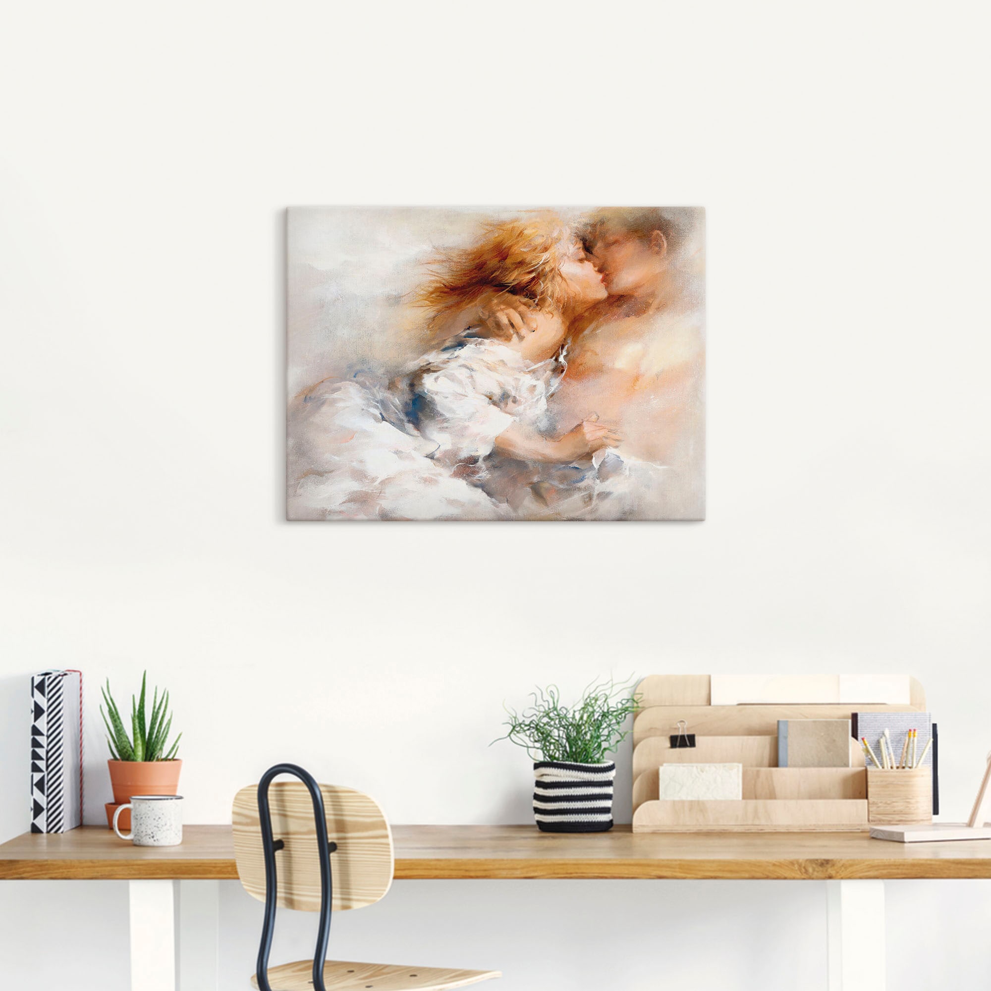 Artland Wandbild »Leidenschaftlich«, Paar, (1 St.), als Leinwandbild, Poster in verschied. Größen