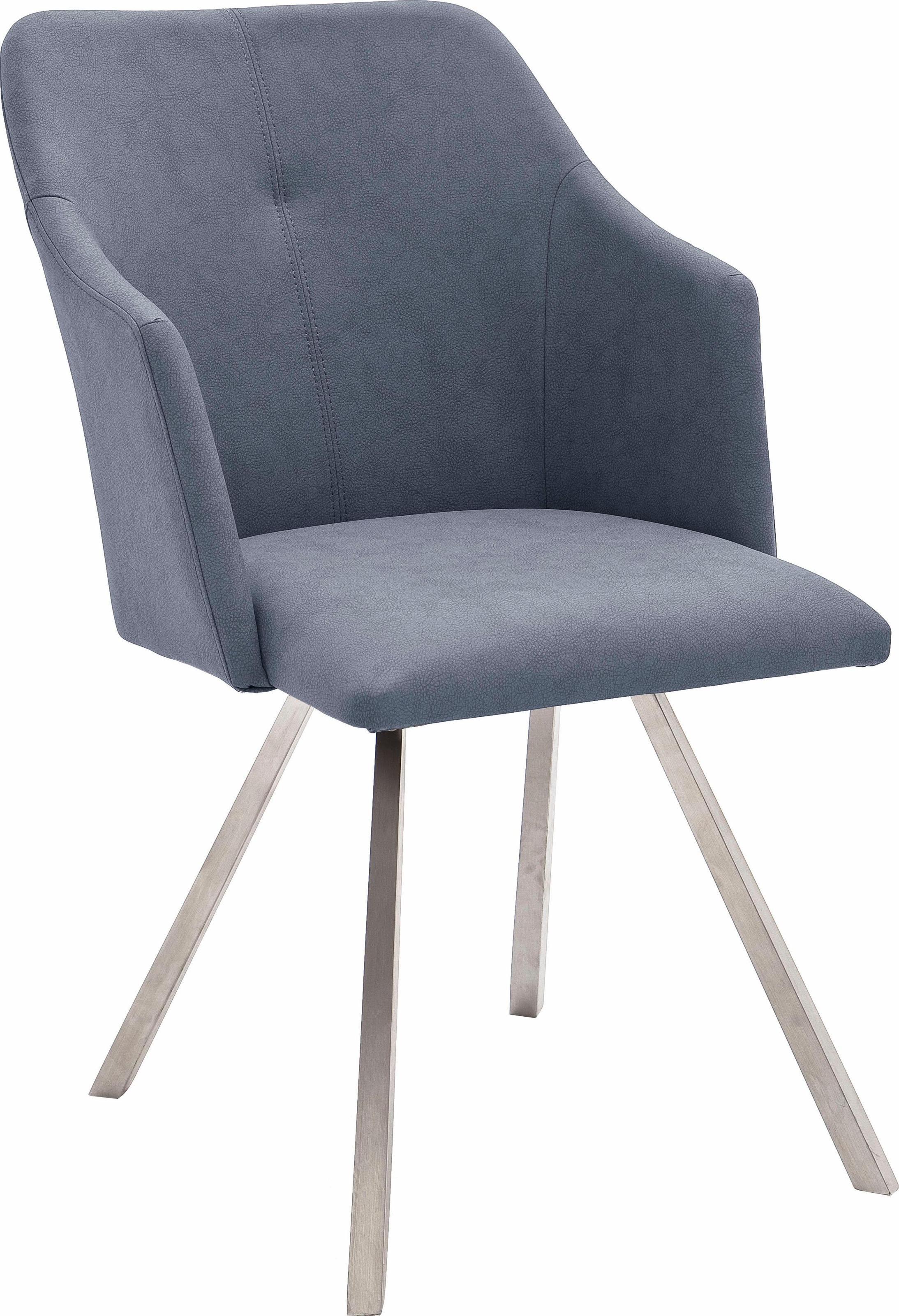 MCA furniture Esszimmerstuhl "Madita 4 Fuß Stuhl B-eckig" (Set) 2 Stk. Velo günstig online kaufen