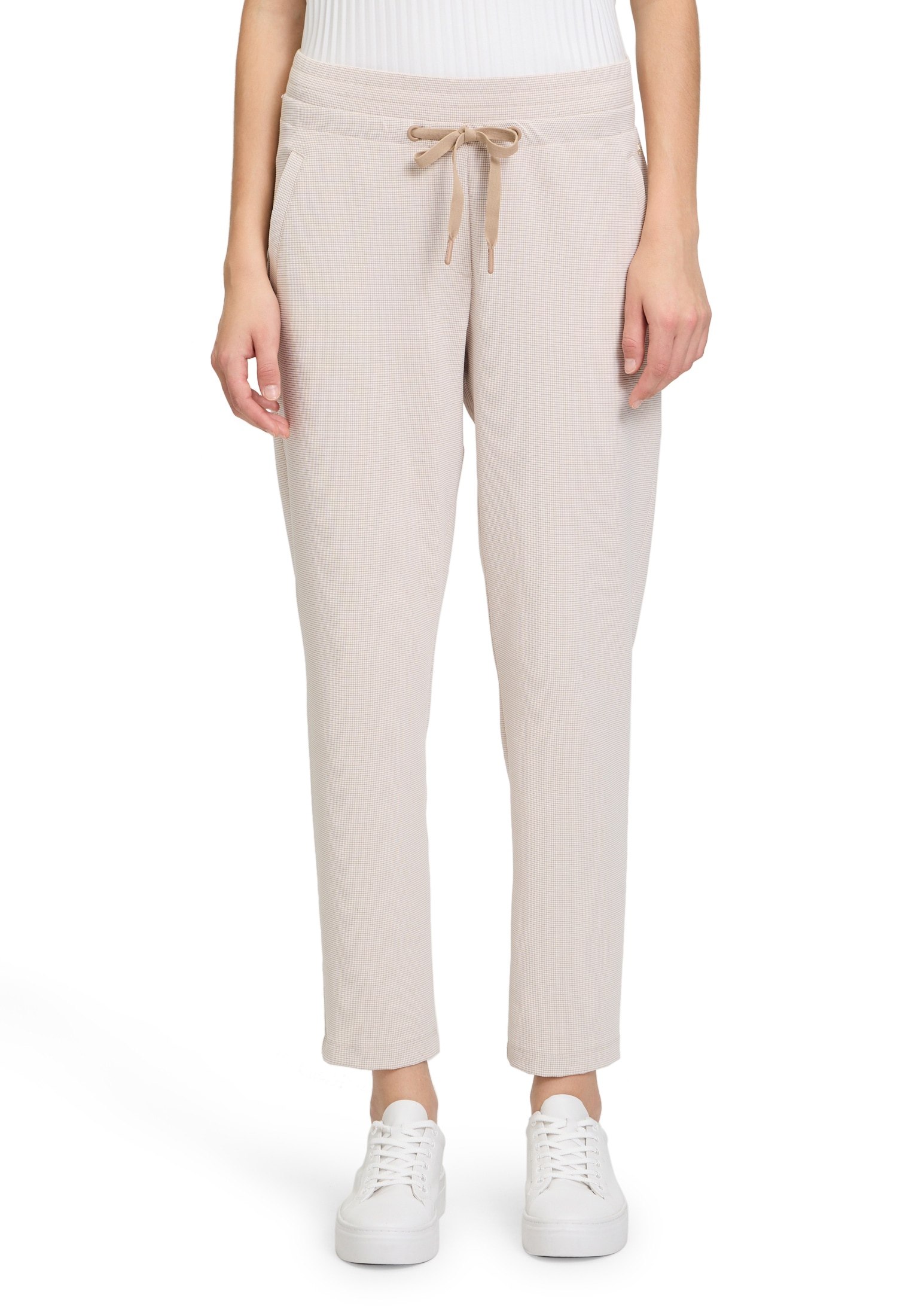 Betty&Co Schlupfhose "Betty & Co Damen Schlupfhose mit Bindegürtel", Materi günstig online kaufen