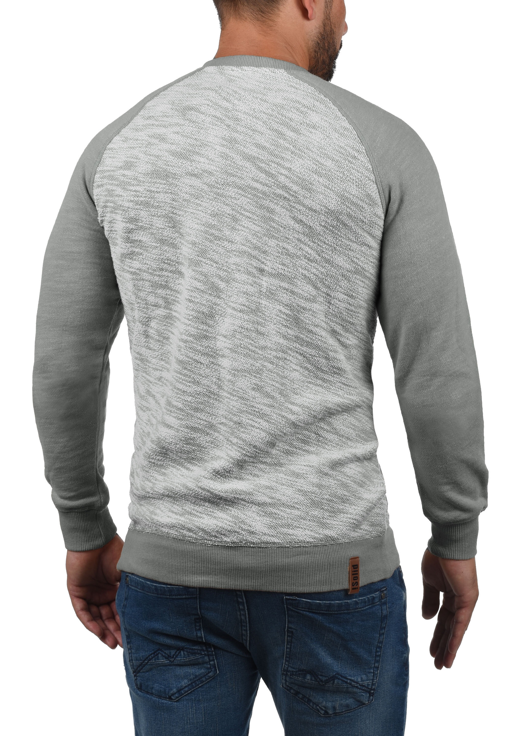 Solid Longpullover "Sweatshirt SDFlocker" günstig online kaufen