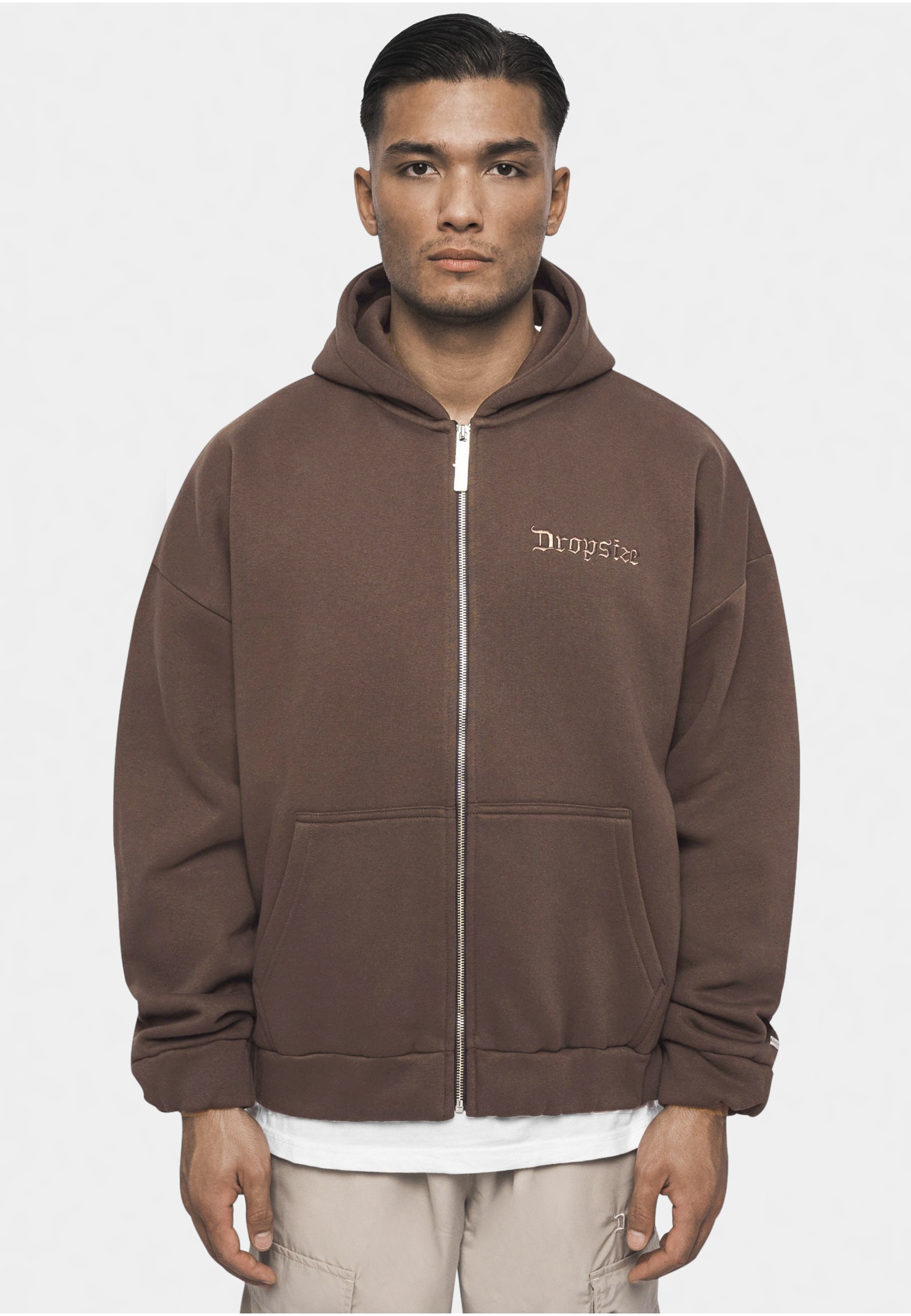 Dropsize Kapuzensweatshirt »Dropsize Herren Super Heavy Oversized Zip-Hoodie«, 1
