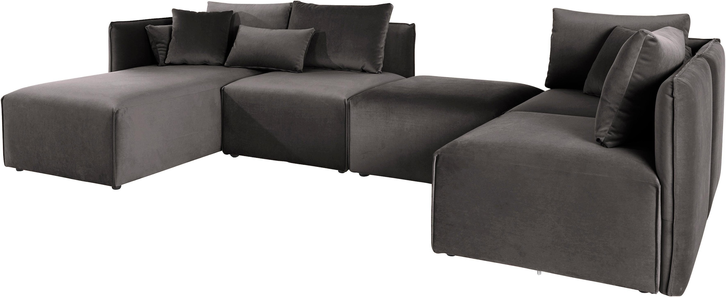 OTTO home Wohnlandschaft "Nöre U-Form" 5 Teile, in vielen Bezugsqualitäten günstig online kaufen