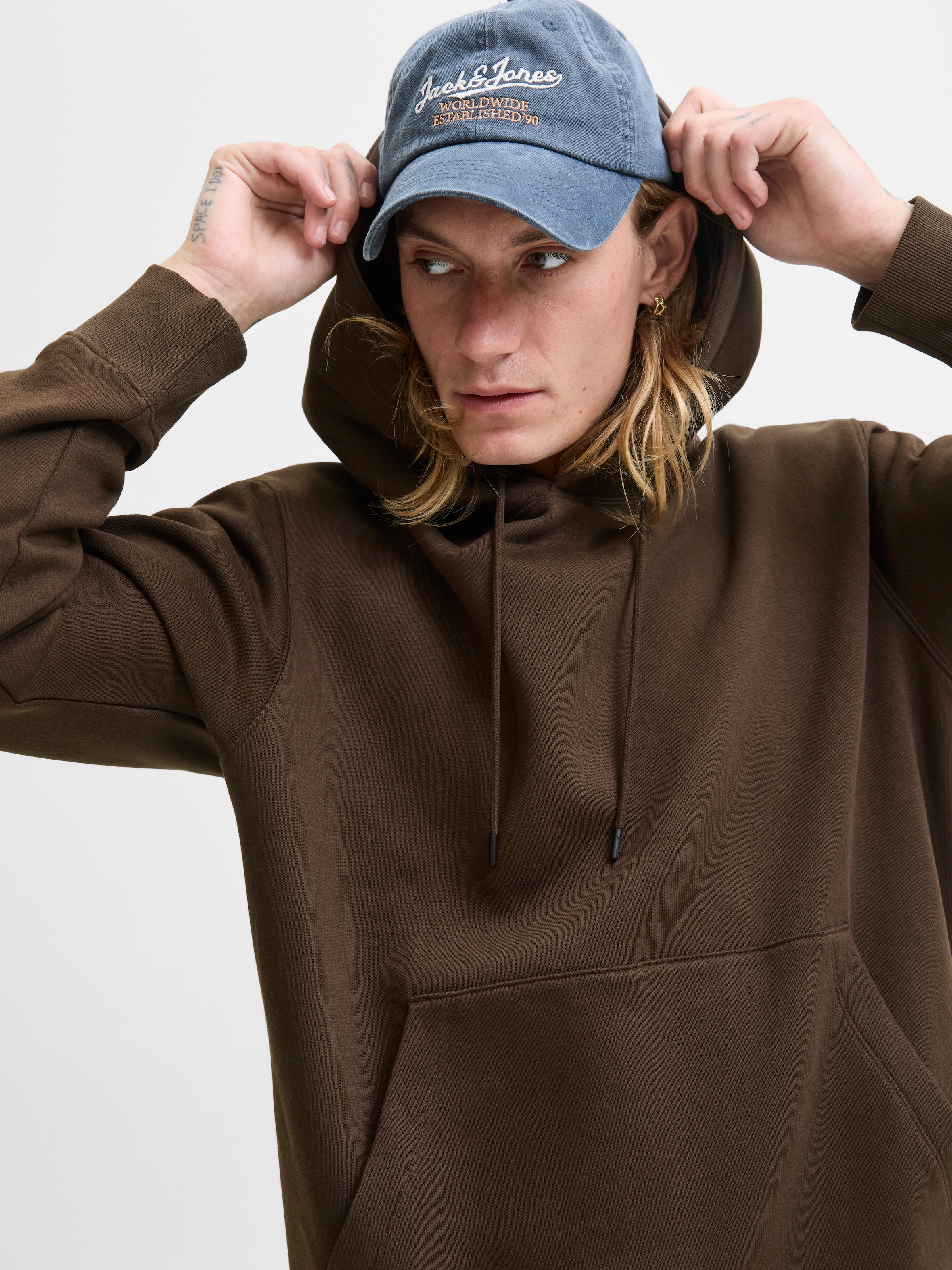 Jack & Jones Kapuzensweatshirt »JJESTAR BASIC SWEAT HOOD NOOS«, mit Rippbündchen