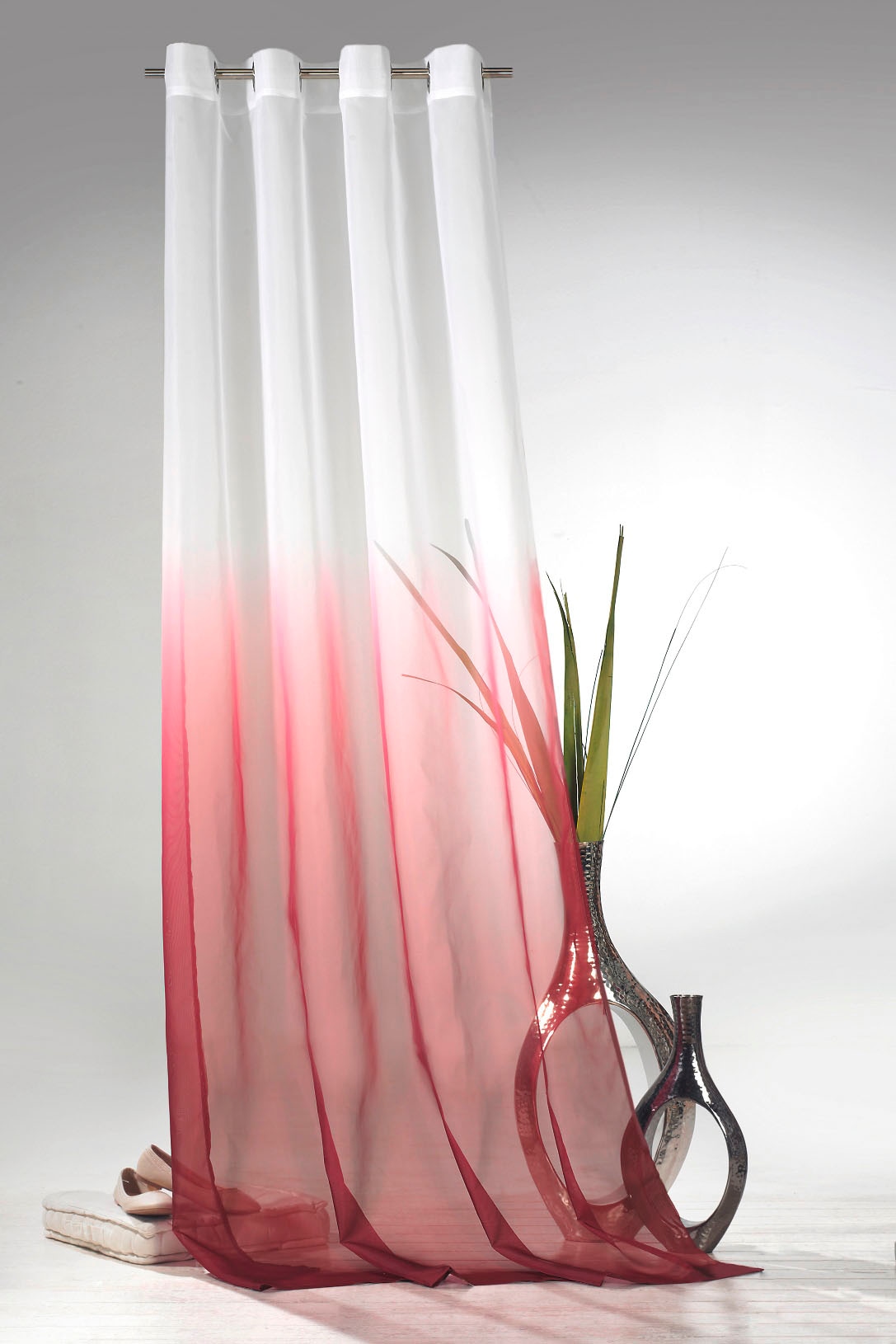 Weckbrodt Vorhang »Maischa«, (1 St.), Voile, transparent mit Farbverlauf, Gardine, Store
