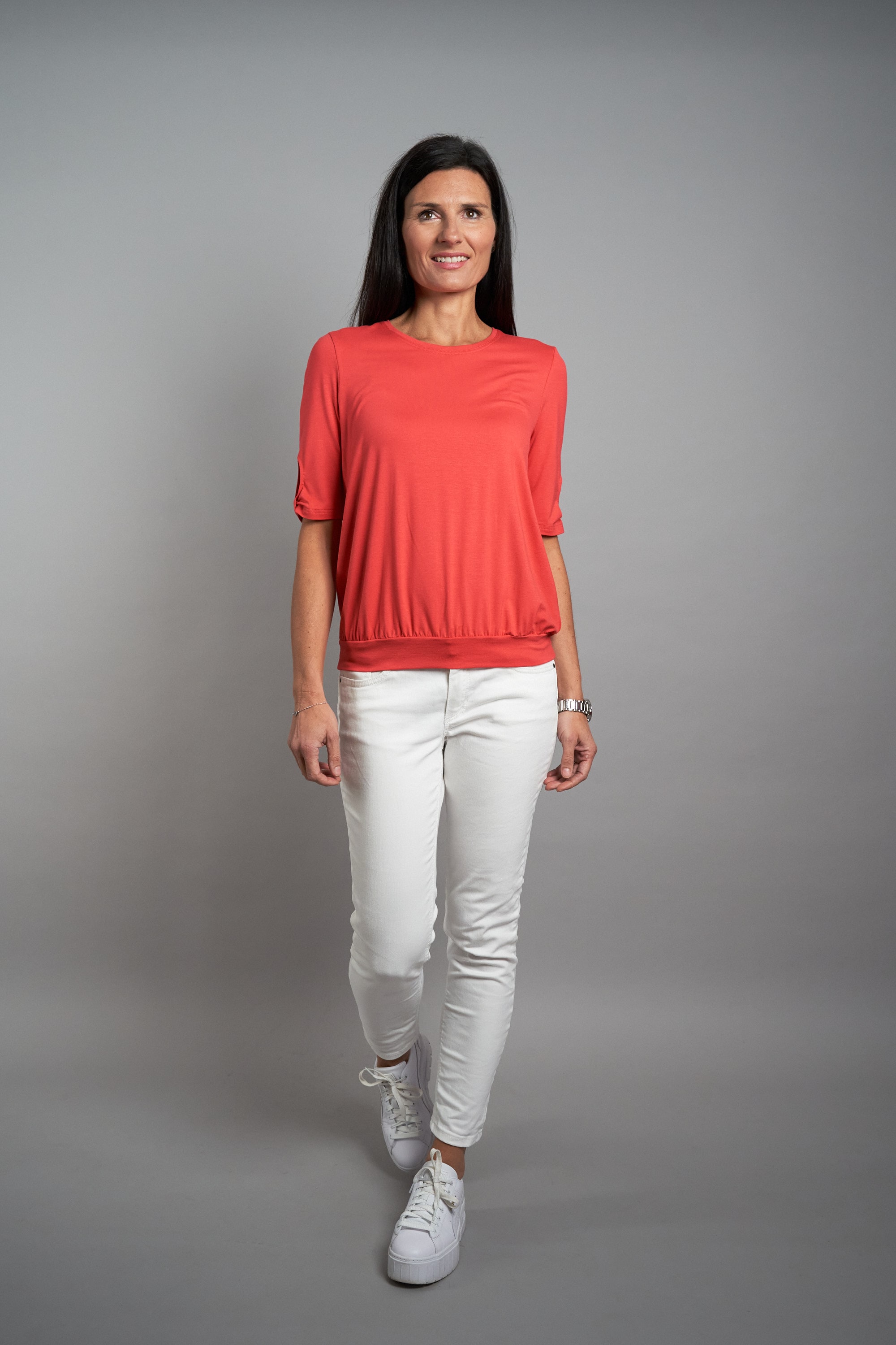 Seidel Moden Rundhalsshirt, mit Cut-Out Details, MADE IN GERMANY