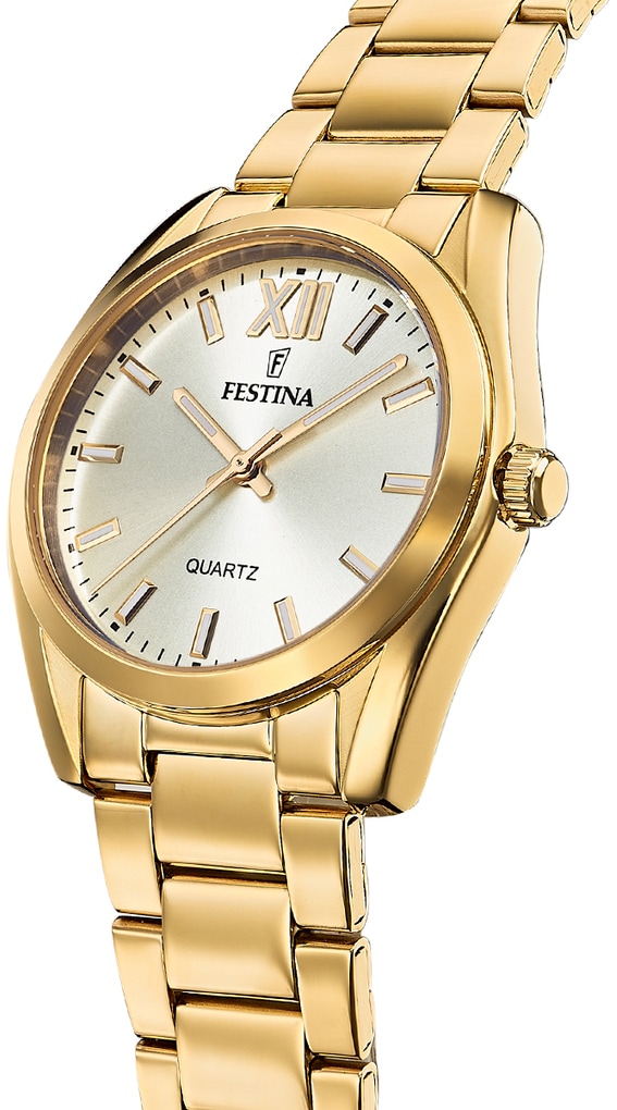 Festina Quarzuhr »Boyfriend Collection«, Armbanduhr, Damenuhr, Edelstahlarmband