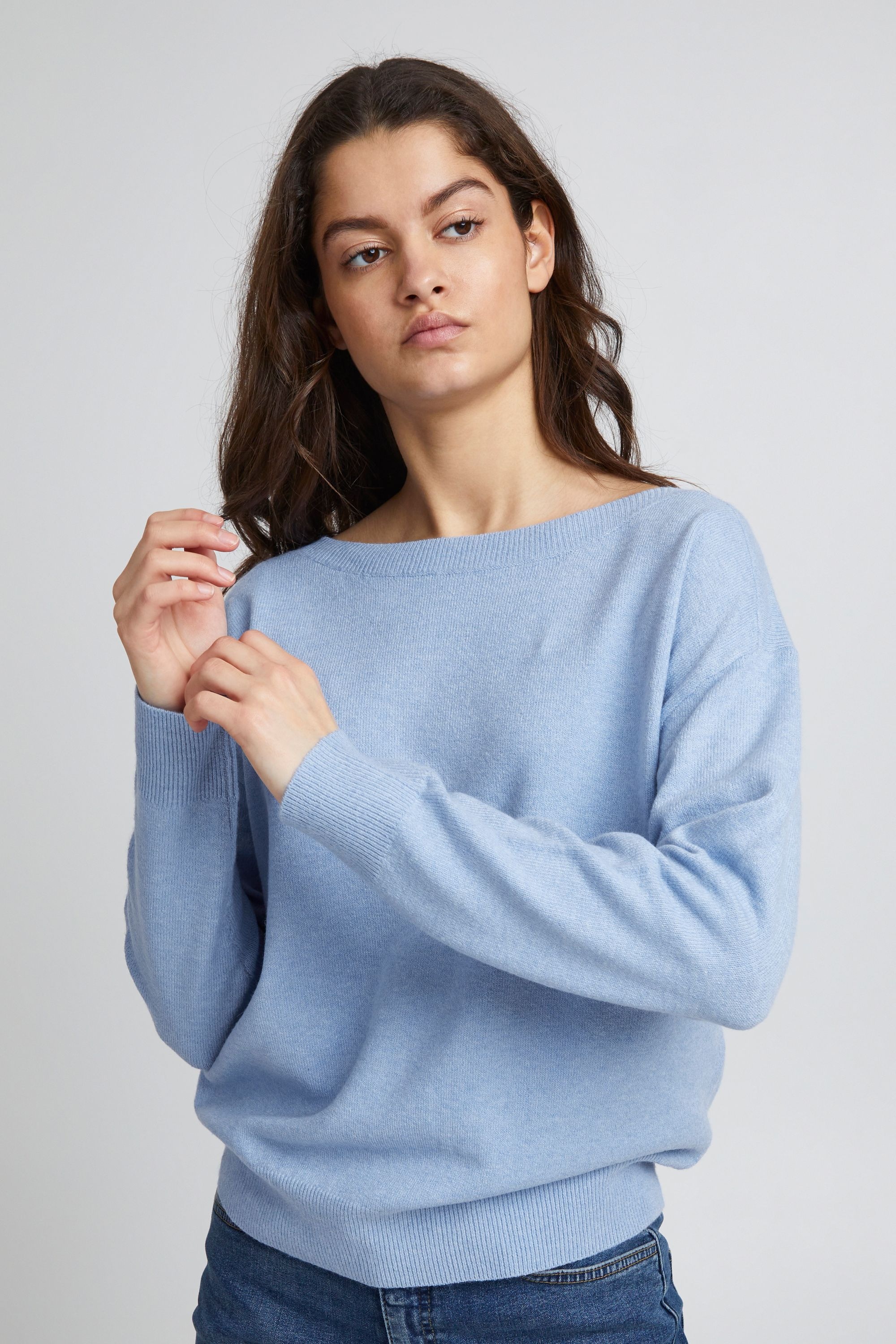 Ichi Strickfleece-Pullover »Strickpullover IHAlpa«