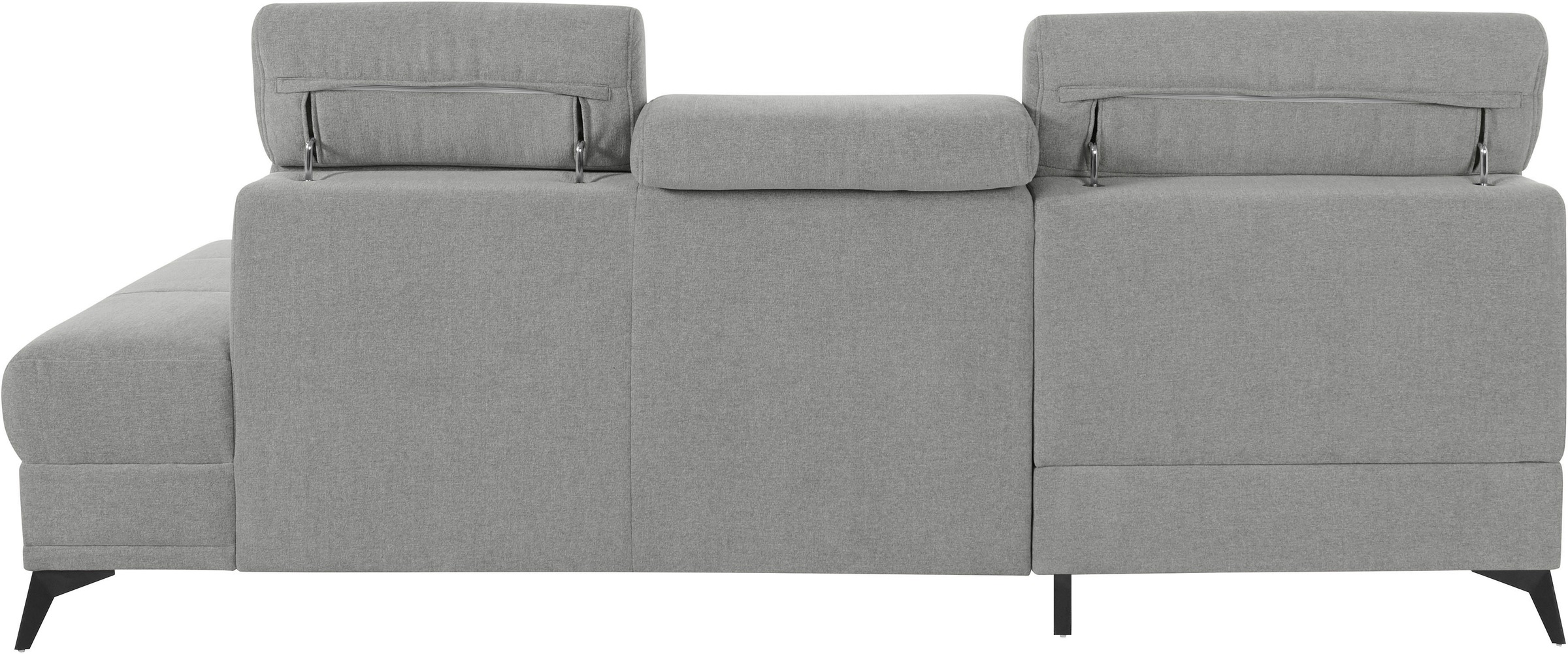 INOSIGN Ecksofa »Cardiz L-Form«, inkl.Kopfteilverstellung und Federkern wahlweise mit Bettfunktion