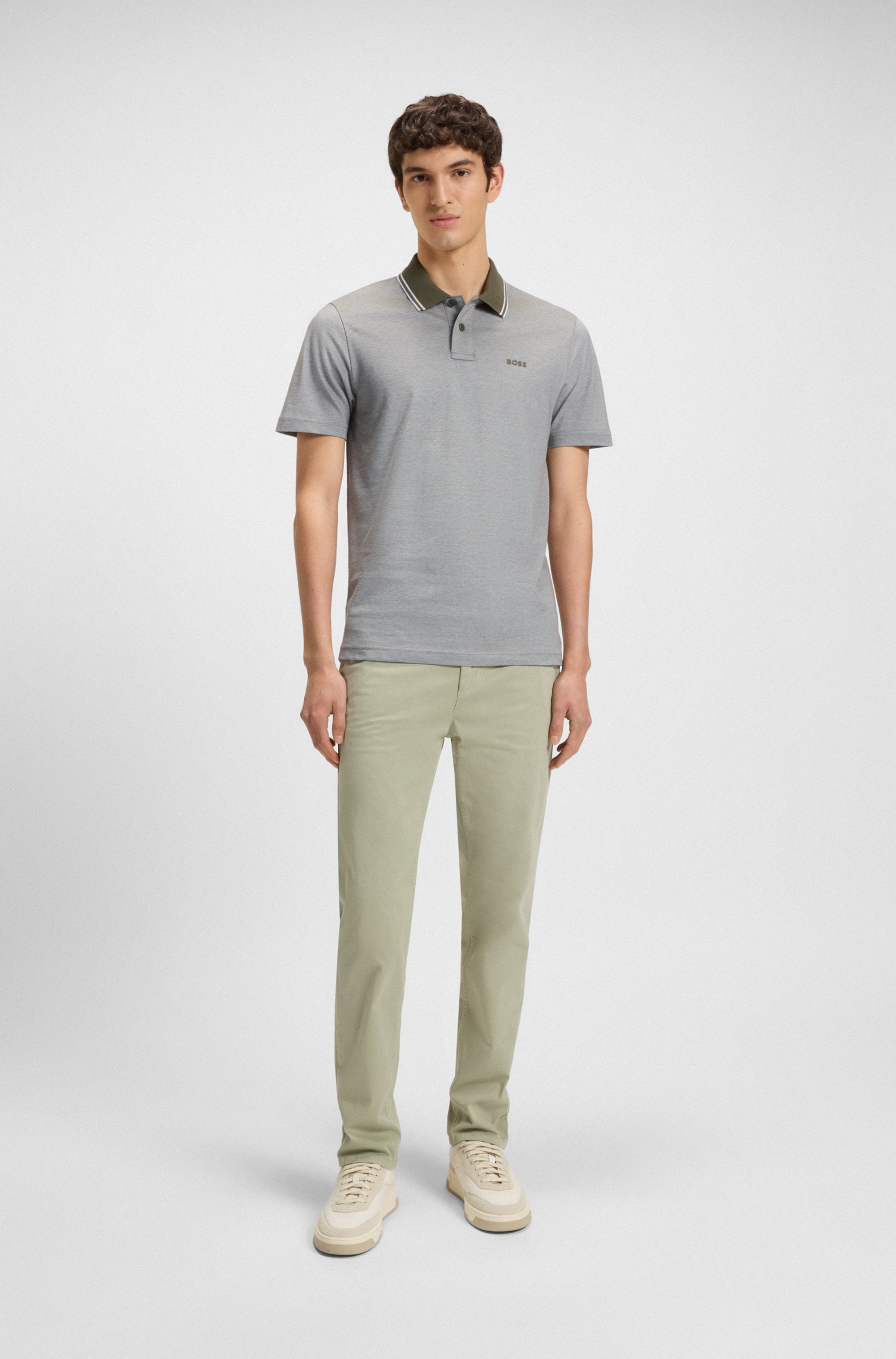 BOSS ORANGE Poloshirt »PeoxfordNew«, mit Polokragen