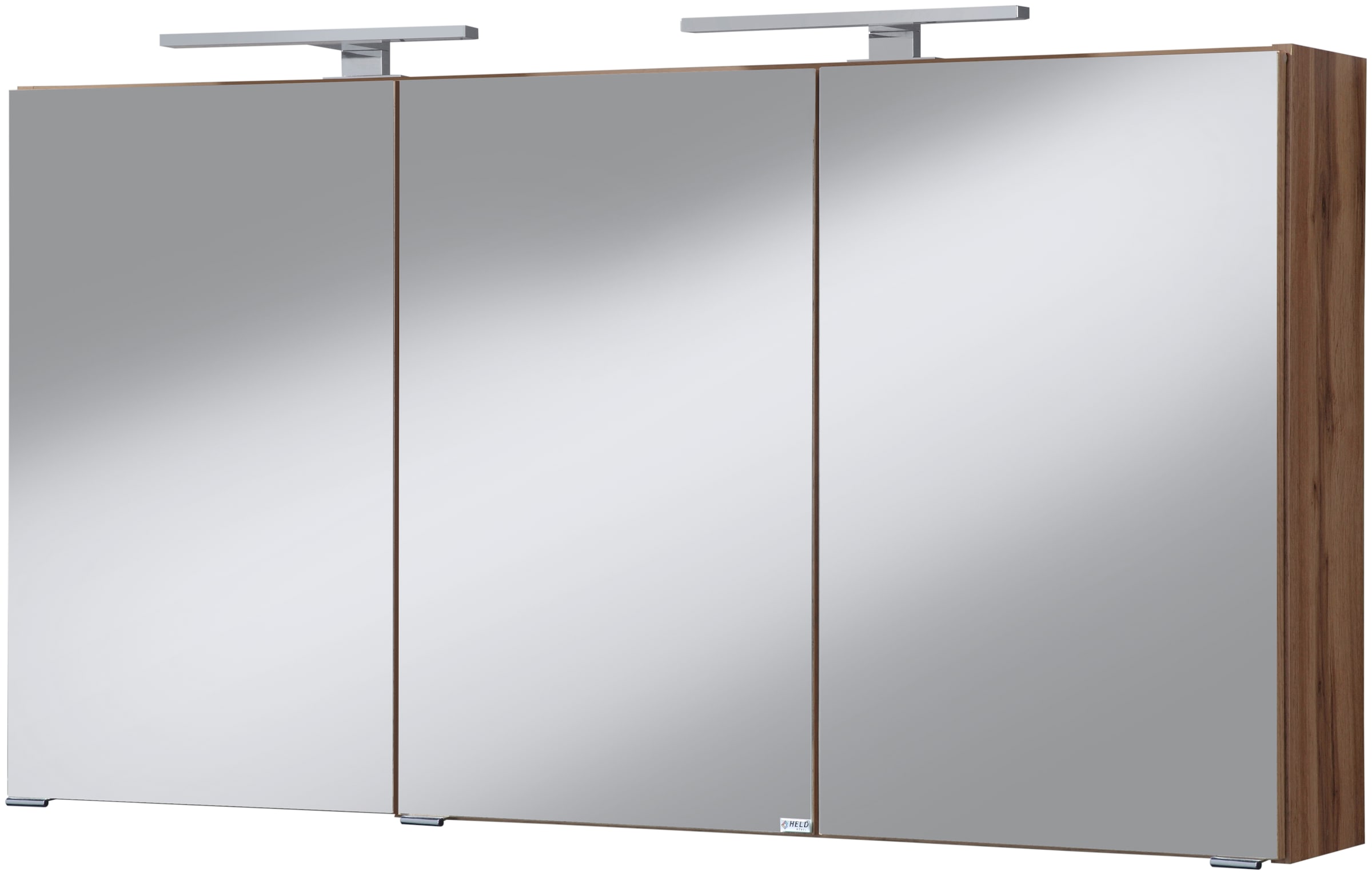 welltime Spiegelschrank "Malibu", Breite 120 cm, mit Spiegeltüren und Softclose-Funktion