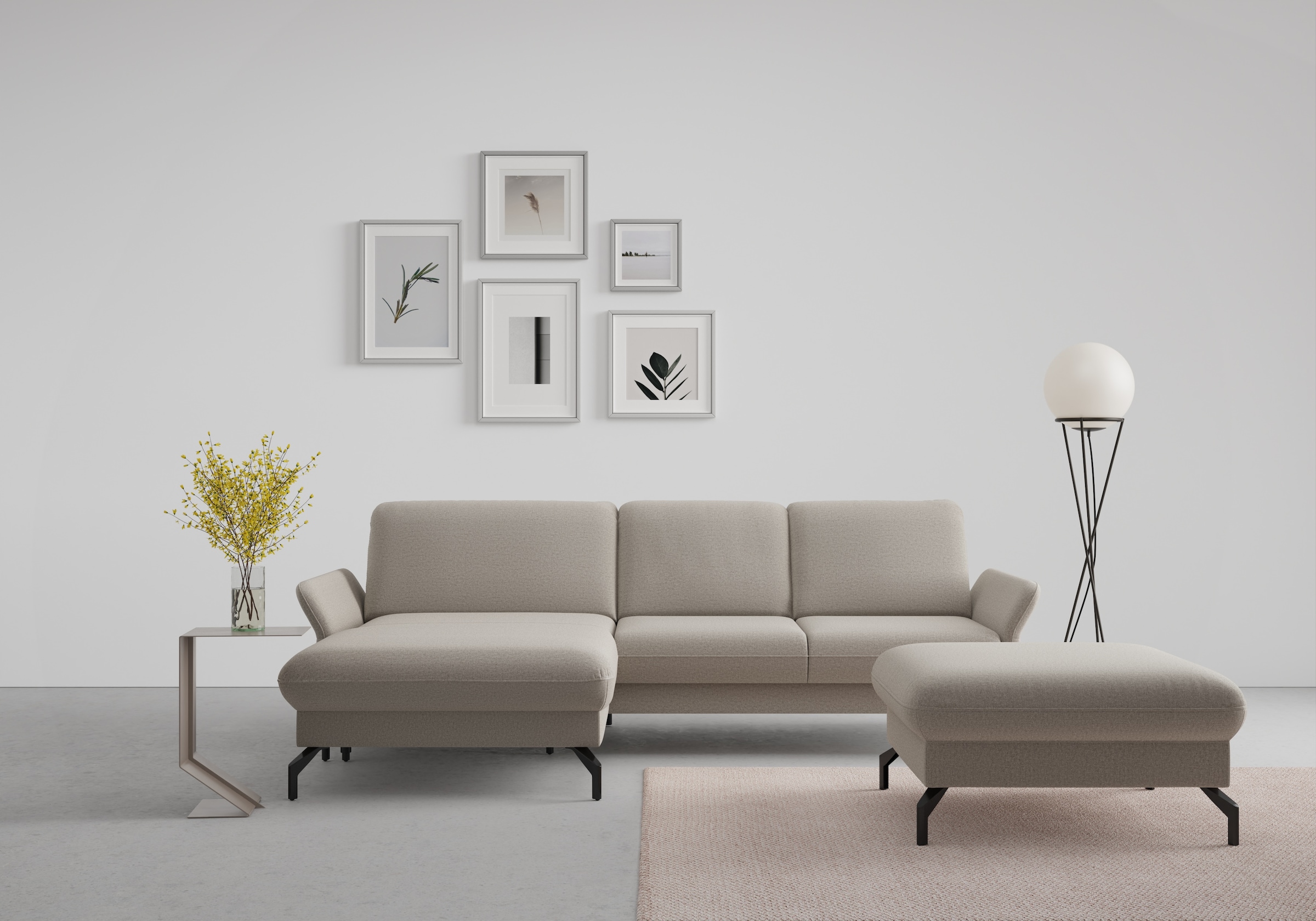 sit&more Ecksofa "Fashion L-Form", wahlweise mit Kopfteilverstellung und Vo günstig online kaufen