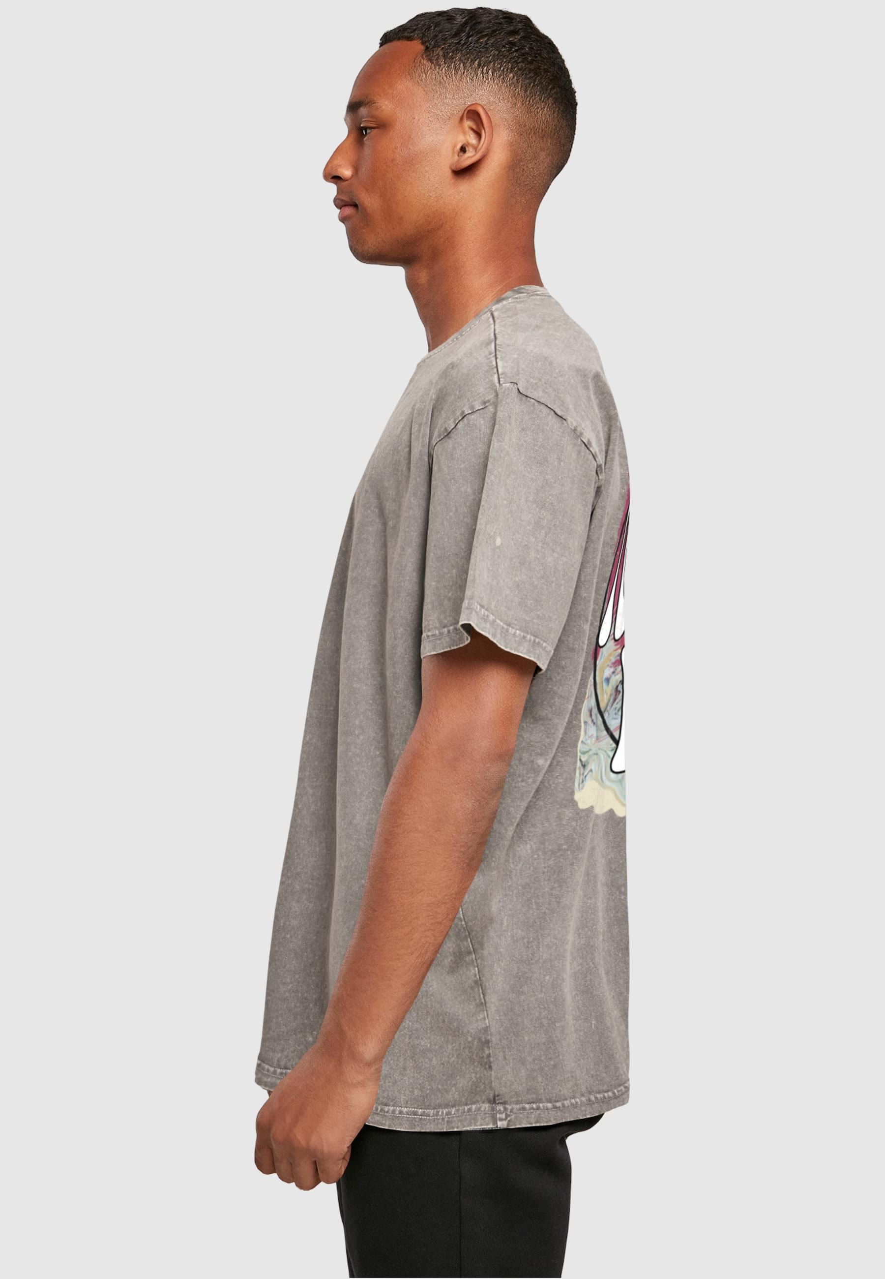 Merchcode T-Shirt »Merchcode Herren Random Life Acid Washed Heavy Oversized Tee«, (1 tlg.)