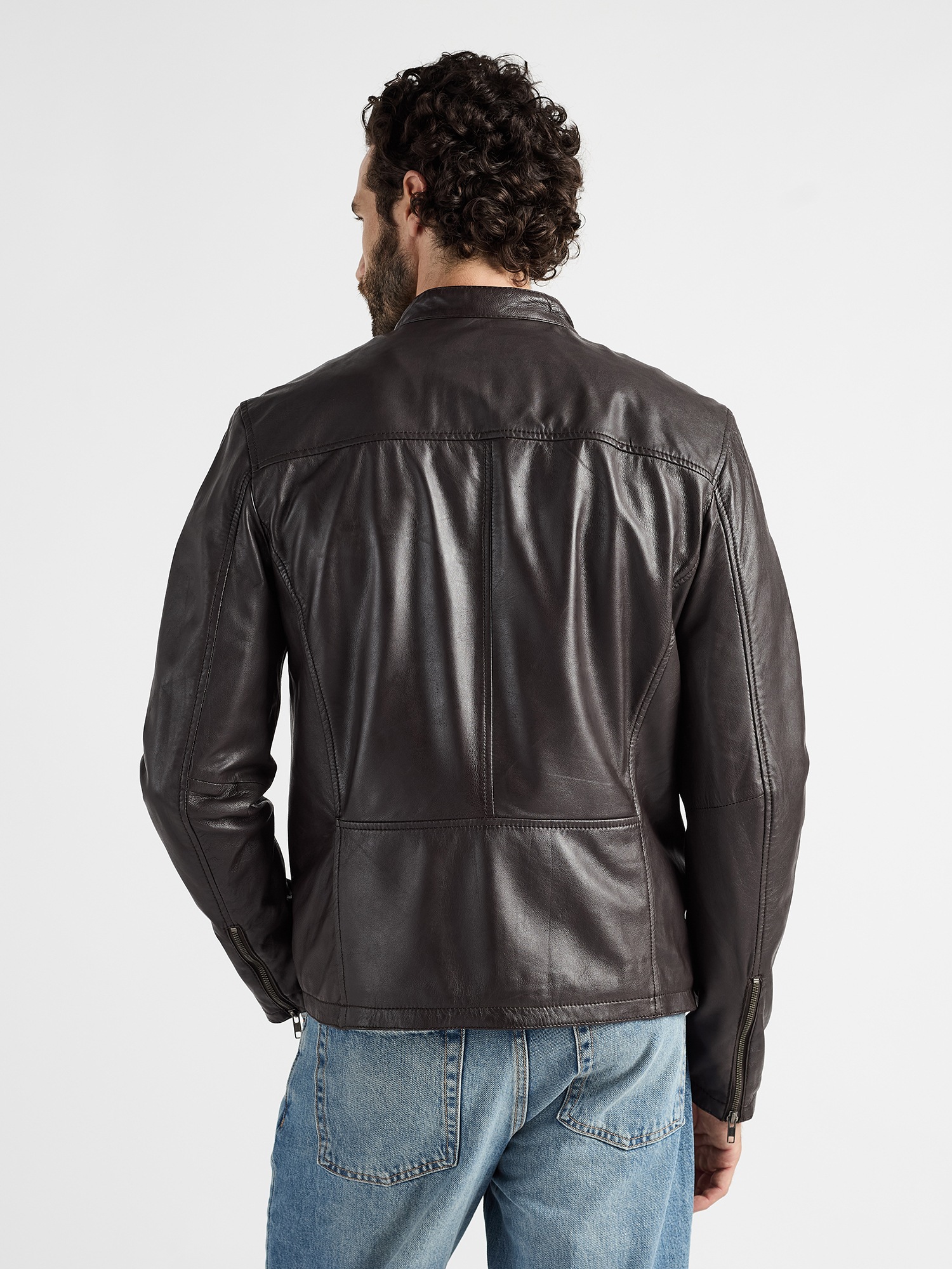 JCC 31024031 Leather Jacket Brown 48 3