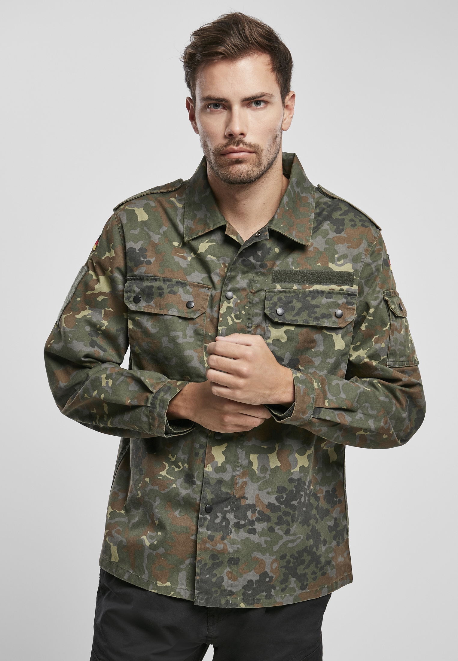 Brandit Kurzarmhemd "Brandit Herren BW Feldbluse" 1 Stk. tlg. günstig online kaufen