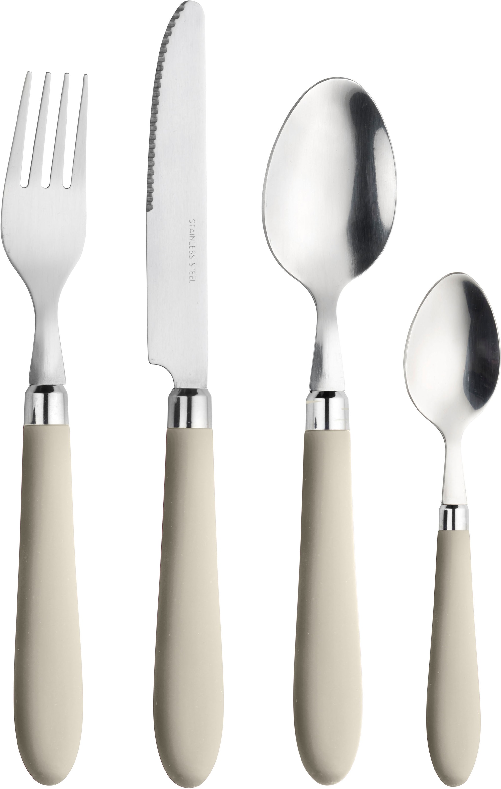 PINTINOX Besteck-Set "Daisy 0" mit farbigem Kunststoffgriff günstig online kaufen