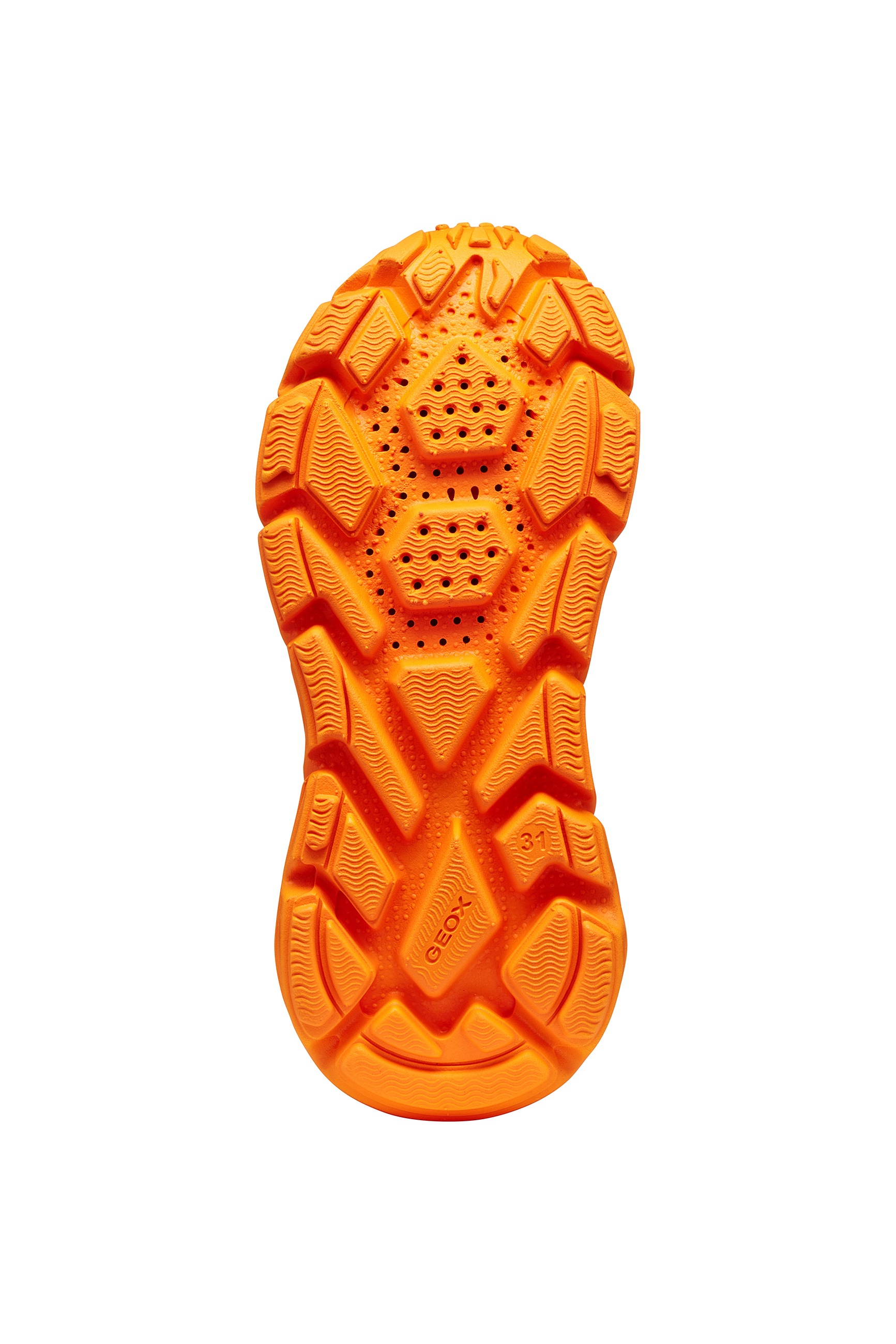 Thumbnail - Geox Sneaker "J FLEXYPER FAST BOY" Slipper mit auffälliger Laufsohle, Größenschablone zum Download