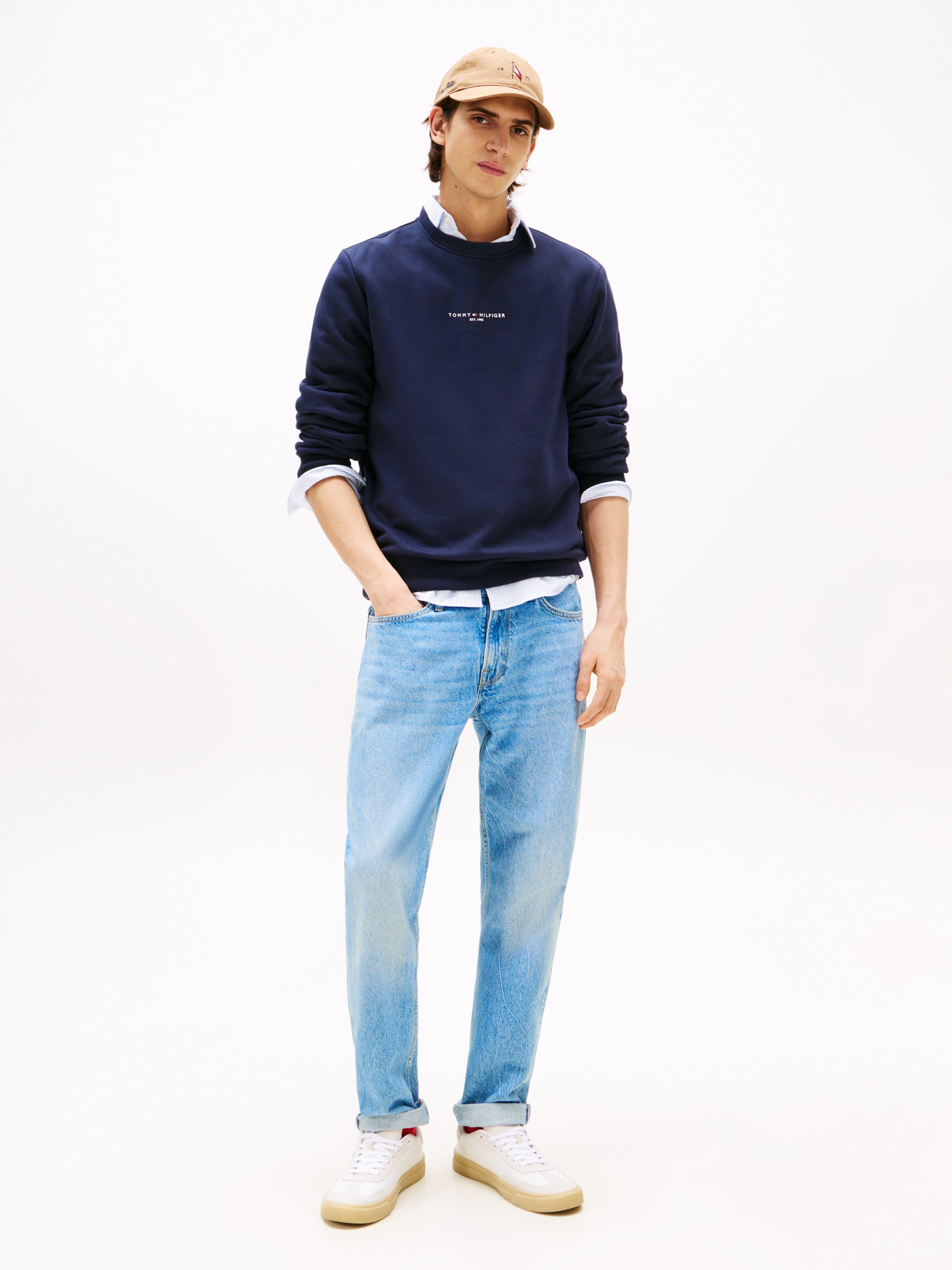 Tommy Hilfiger Sweatshirt »SMALL TOMMY LOGO CREWNECK«