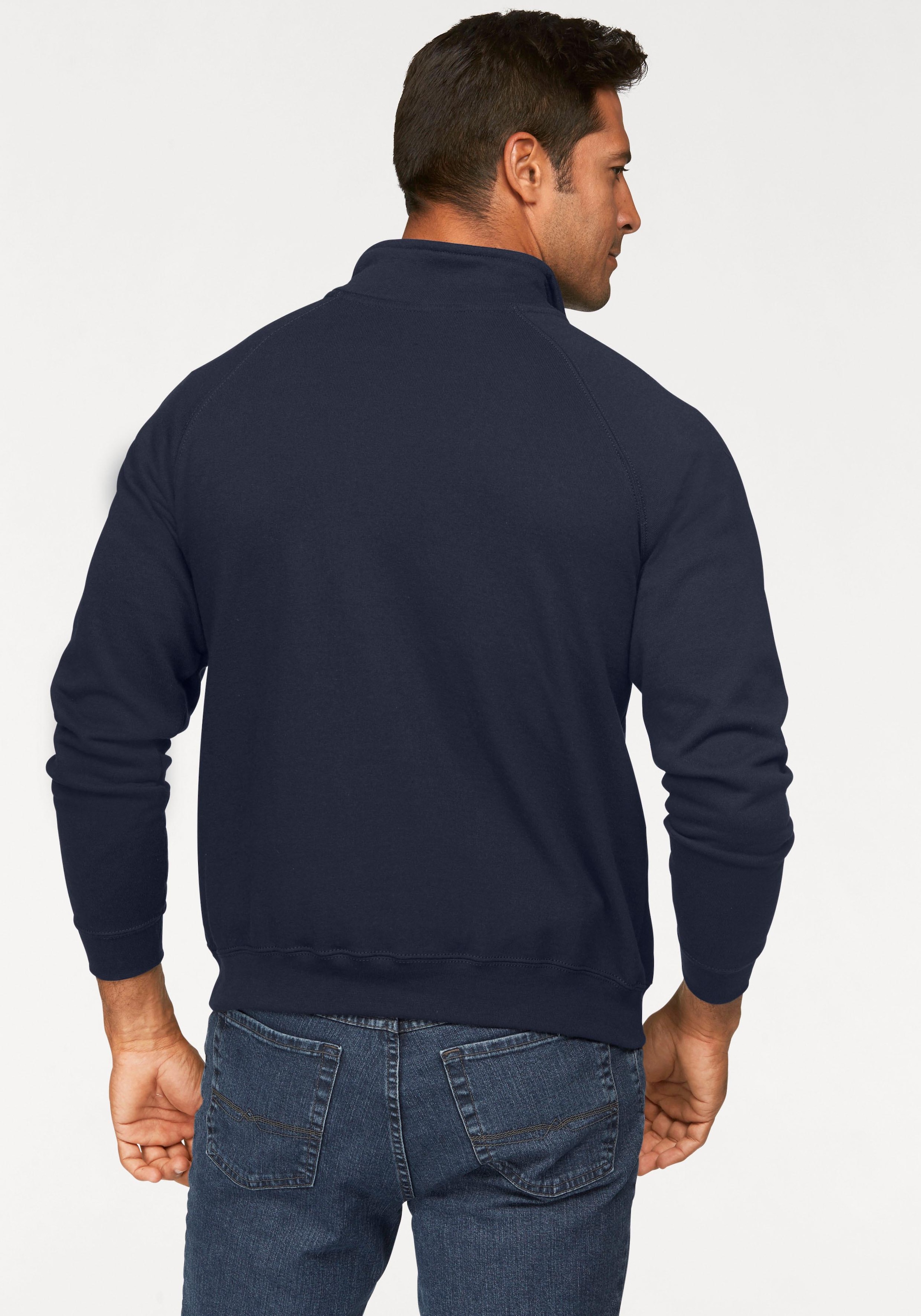 Fruit of the Loom Sweatshirt, mit Reißverschluss günstig online kaufen