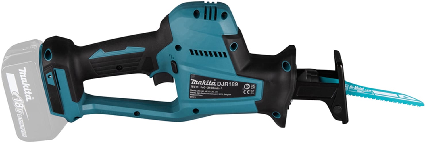 Makita Akku-Reciprosäge »DJR189Z«, LXT 18V • 0-3.100 min-1, ohne Akku und Ladegerät