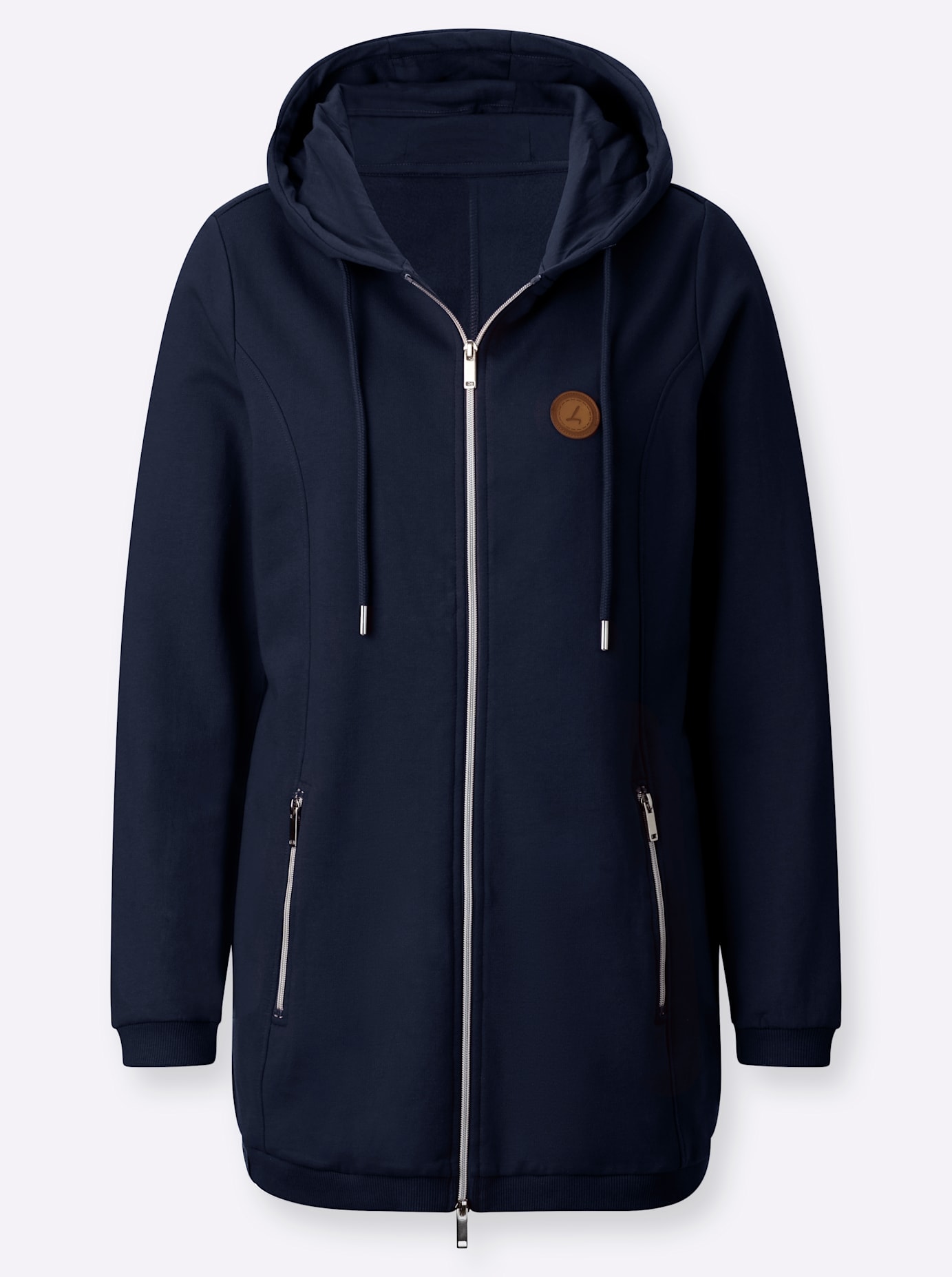 Casual Looks Shirtjacke »Sweatjacke«, (1 tlg.)