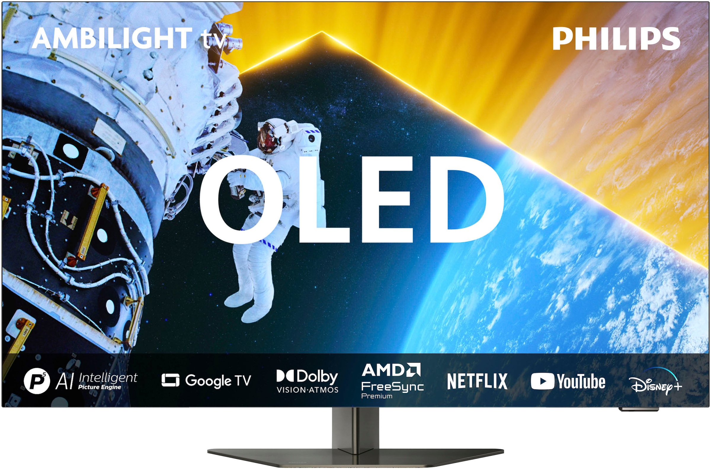 Philips OLED-Fernseher, 164 cm/65 Zoll, 4K Ultra HD, Smart-TV-Google TV