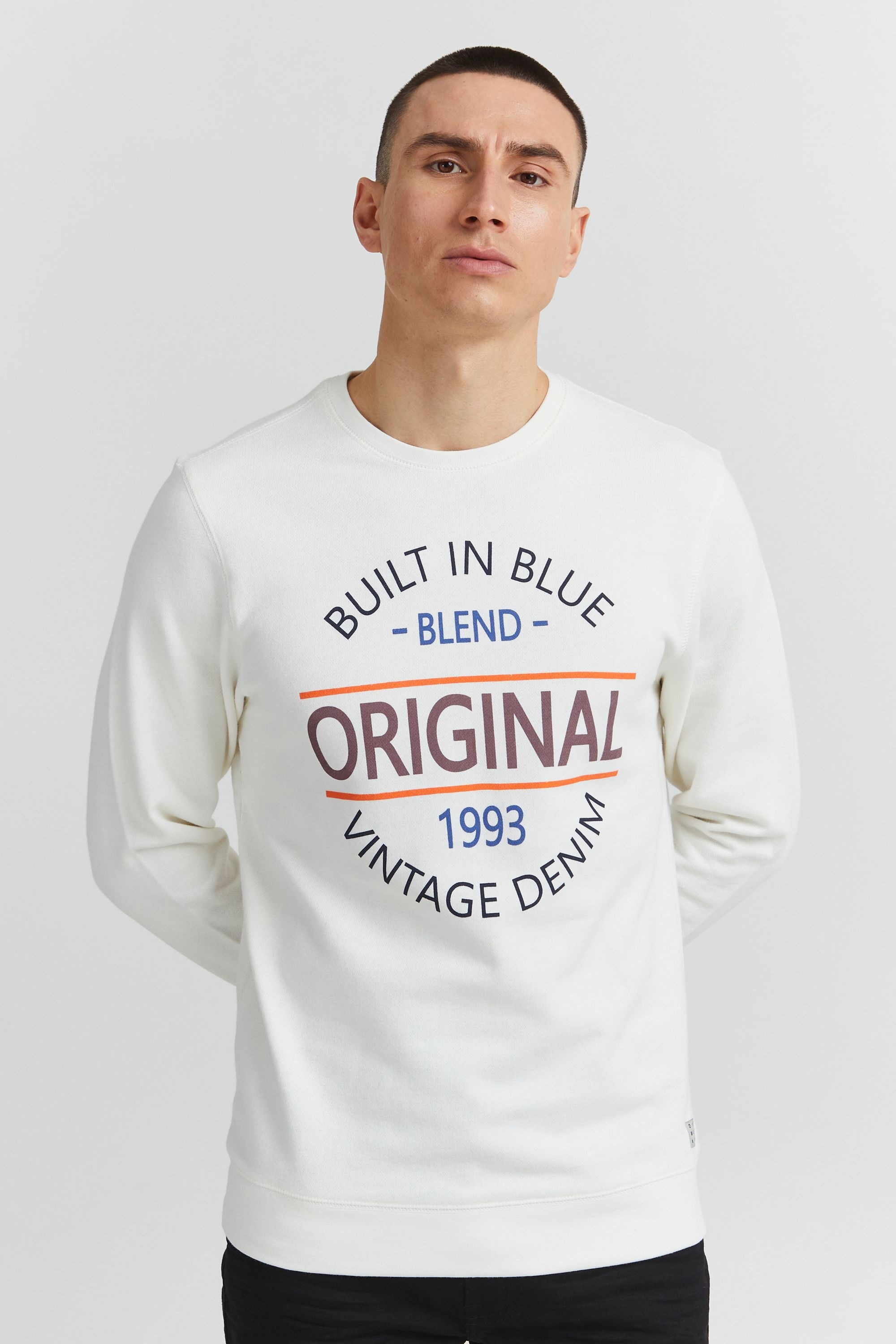 Blend Rundhalspullover "BHSweatshirt" Klassisches Sweatshirt mit Rundhalsau günstig online kaufen