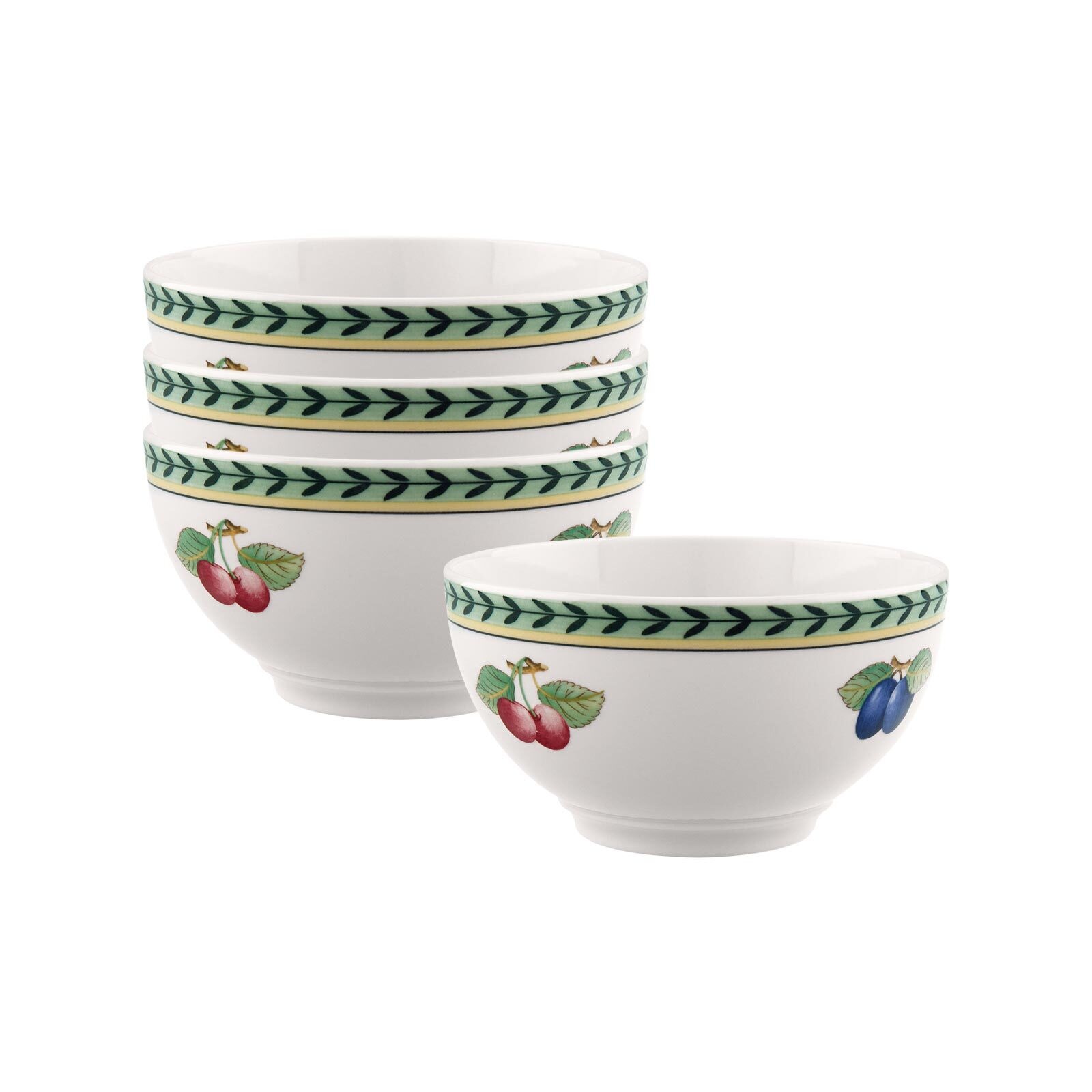 VILLEROY & BOCH Schale "Bols French Garden Fleurence ø 14 cm 4er Set bunt", B/H/L: 14cm, bunt, Schüsseln