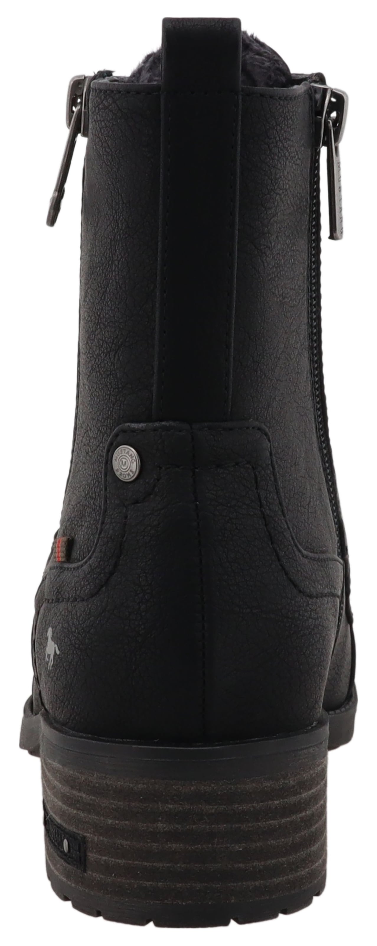 Mustang Shoes Winterstiefelette »Fabienne«, Schnürstiefelette mit Blockabsatz