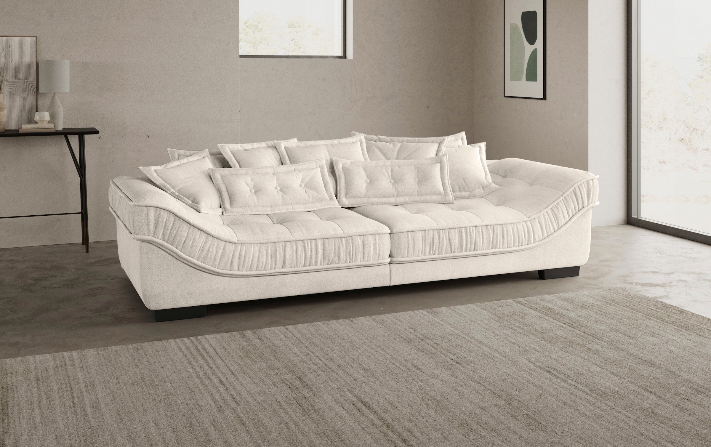 Mr. Couch Big-Sofa »Diwan II DuraFlex«, DuraFlex-Kaltschaumpolsterung, bis 140 kg, 4 Bezugsqualitäten