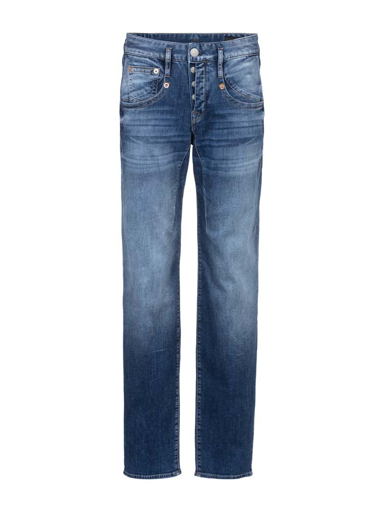 Herrlicher Boyfriend-Jeans »Shyra Tap Long Recycled Denim Light«